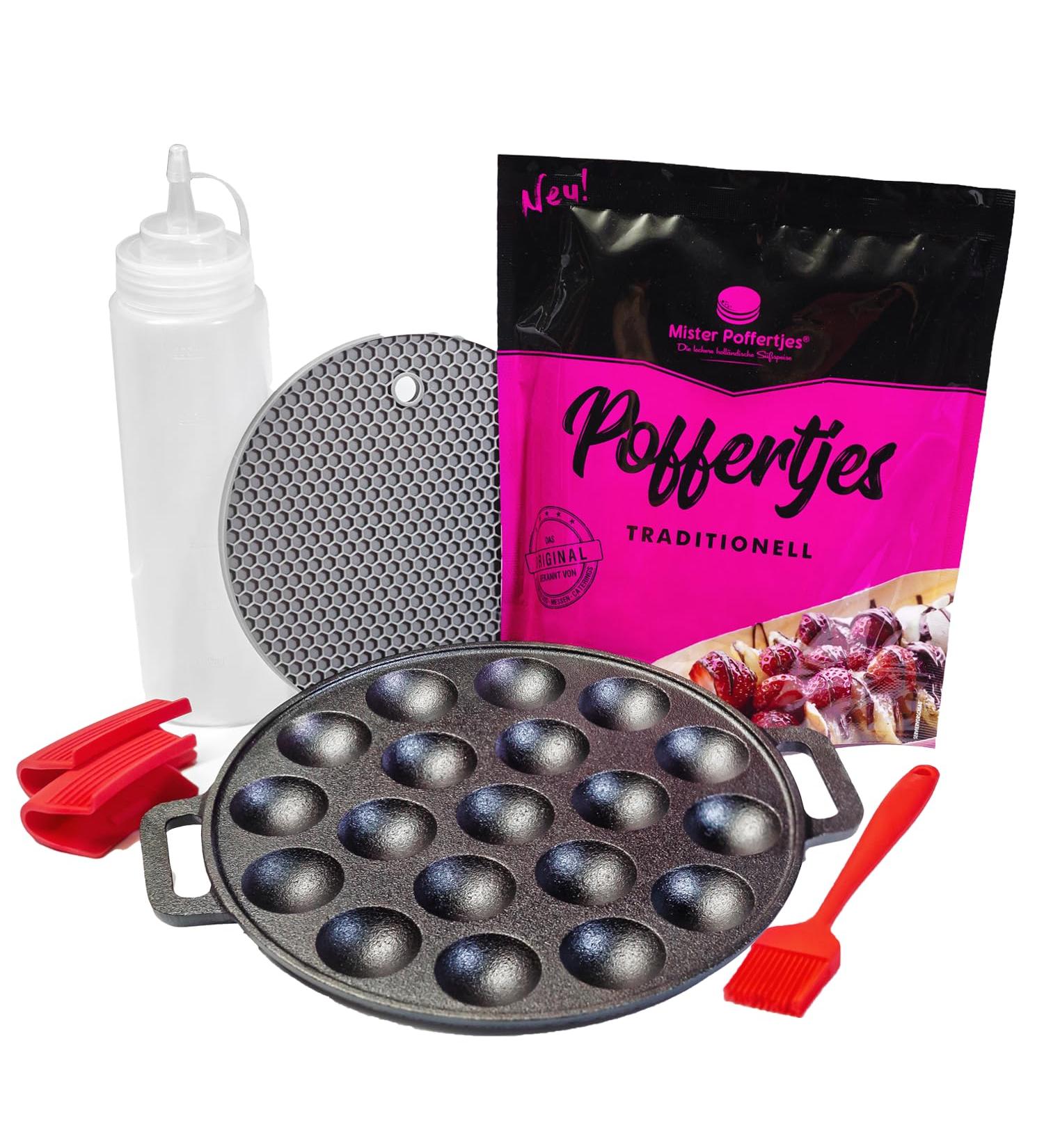 MISTER POFFERTJES Pancake Baking Mix | Authentic Dutch Mini Pancakes | Easy Poffertjes for Home | International Shipping - Buy Online on GoSupps.com