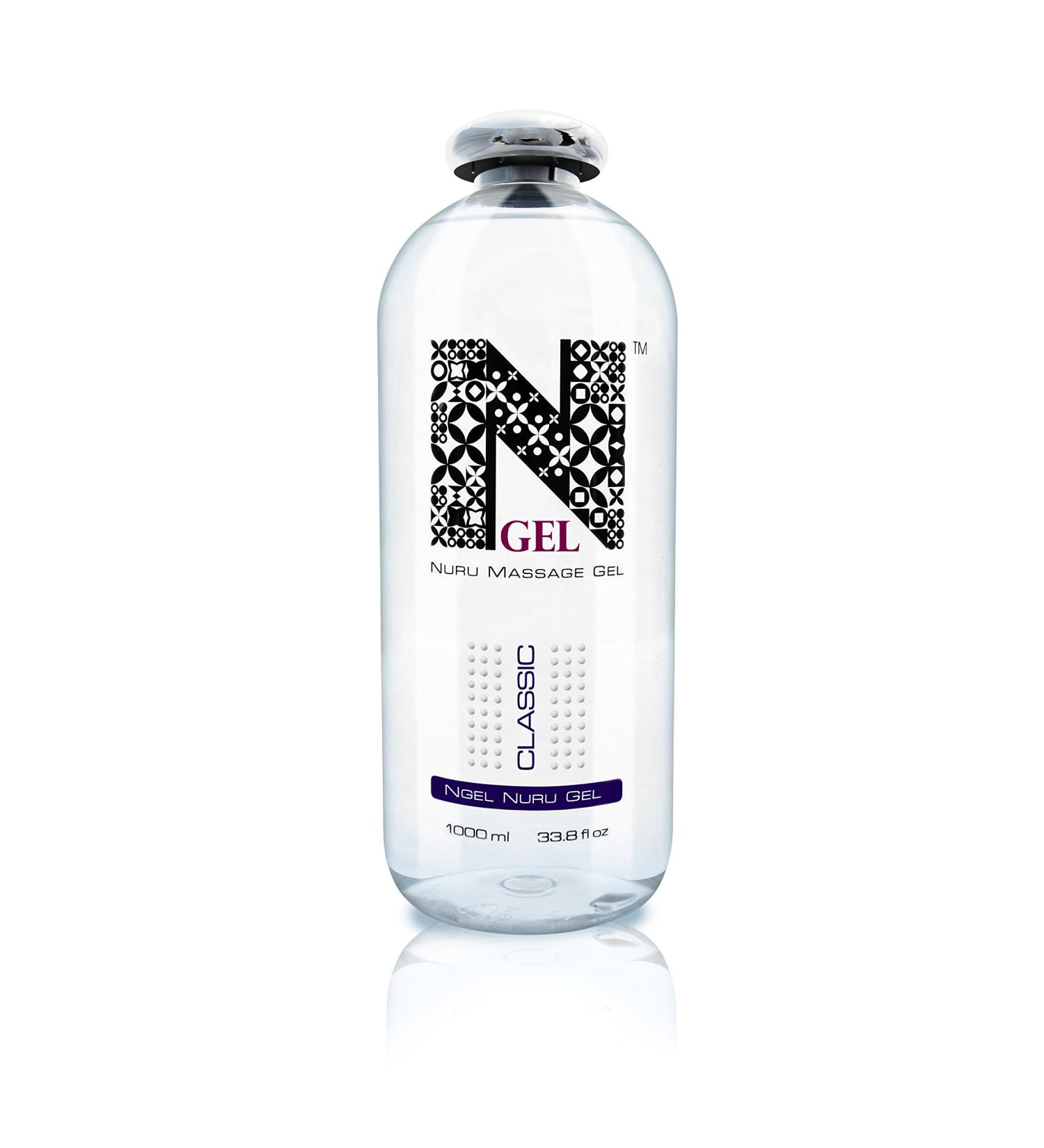 NGel Nuru Massage Gel Classic - 1000ml for Ultimate Slippery Full Body Massages | Shop Internationally - Buy Online on GoSupps.com
