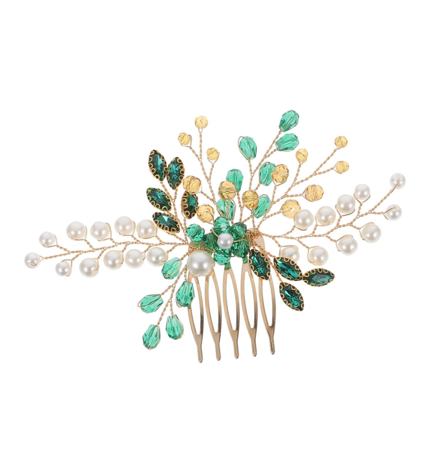 Angoily Crystal Hair Accessories Aesthetic Hair Accessories Wedding Hair Accessories Bridal Headpiece Hair Jewels for Women Rhinestone Accessories for Women Hair Piece Bride Metal Manual - Buy Online on GoSupps.com