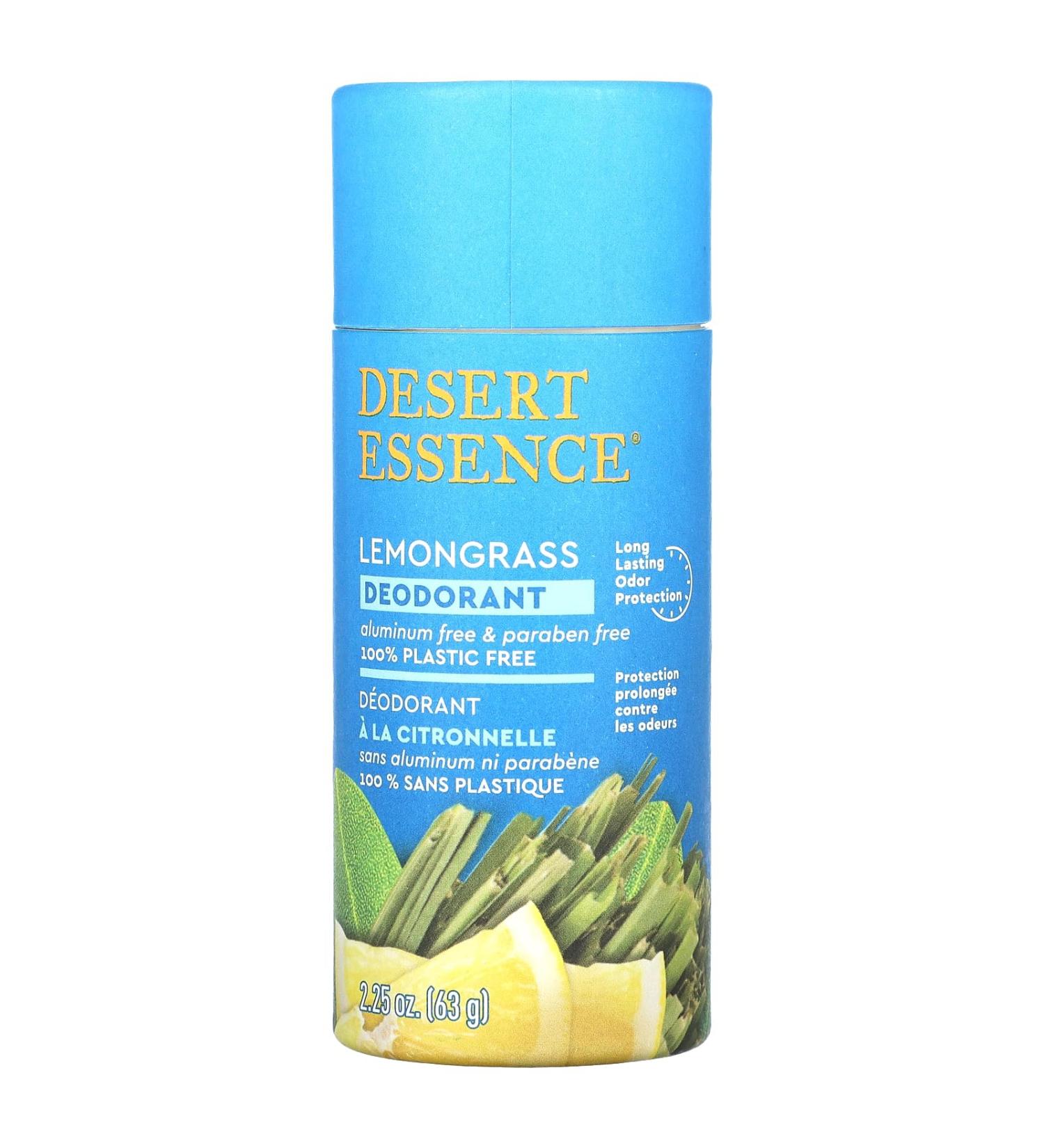 DESERT ESSENCE Lemongrass Deodorant 2.25 OZ