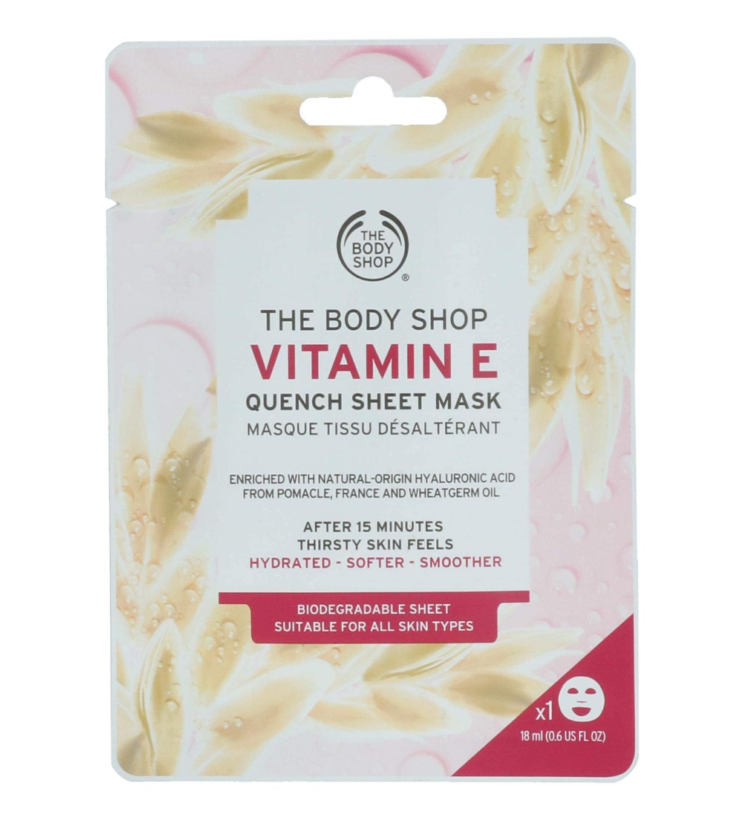 The Body Shop Vitamin E Quench Sheet Mask 0.6 Oz
