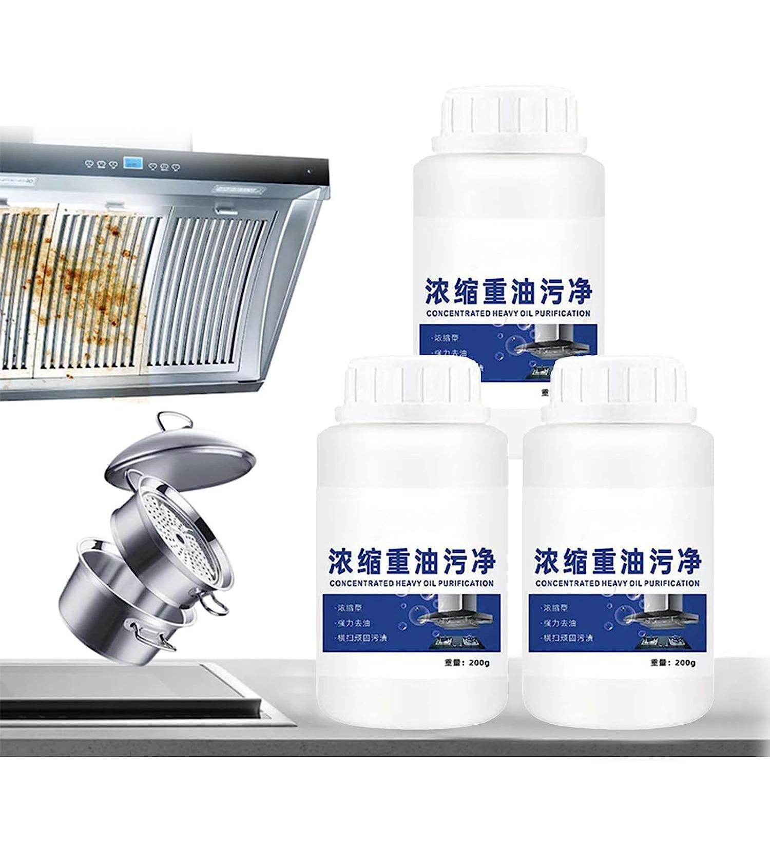 Grease Cleaning Powder for Kitchen Oil Stains All-Purpose Foam Cleaner Powerful Cleaning Powder for Stubborn Kitchen Oil Stains and Grease (C) - Buy Online on GoSupps.com