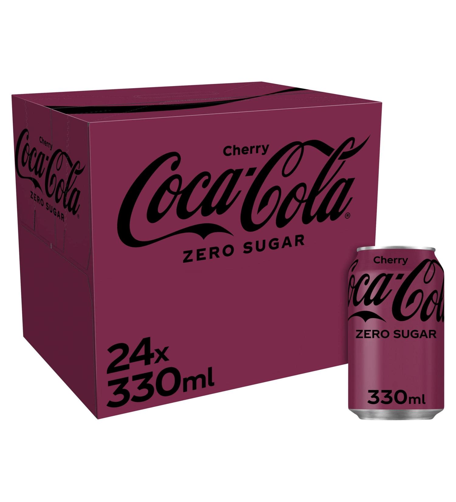Coca-Cola Zero Sugar Cherry 24 x 330ml