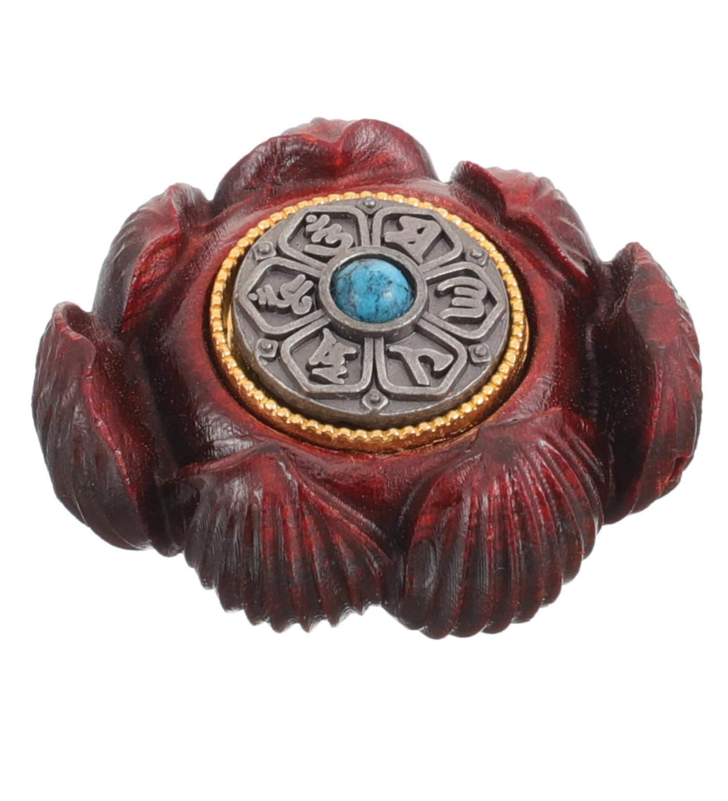 Buy Solustrie Hand Exercise Plate | Tibetan Buddhist Pearls & Wood Carvings for Massage & Relaxation - Buy Online on GoSupps.com