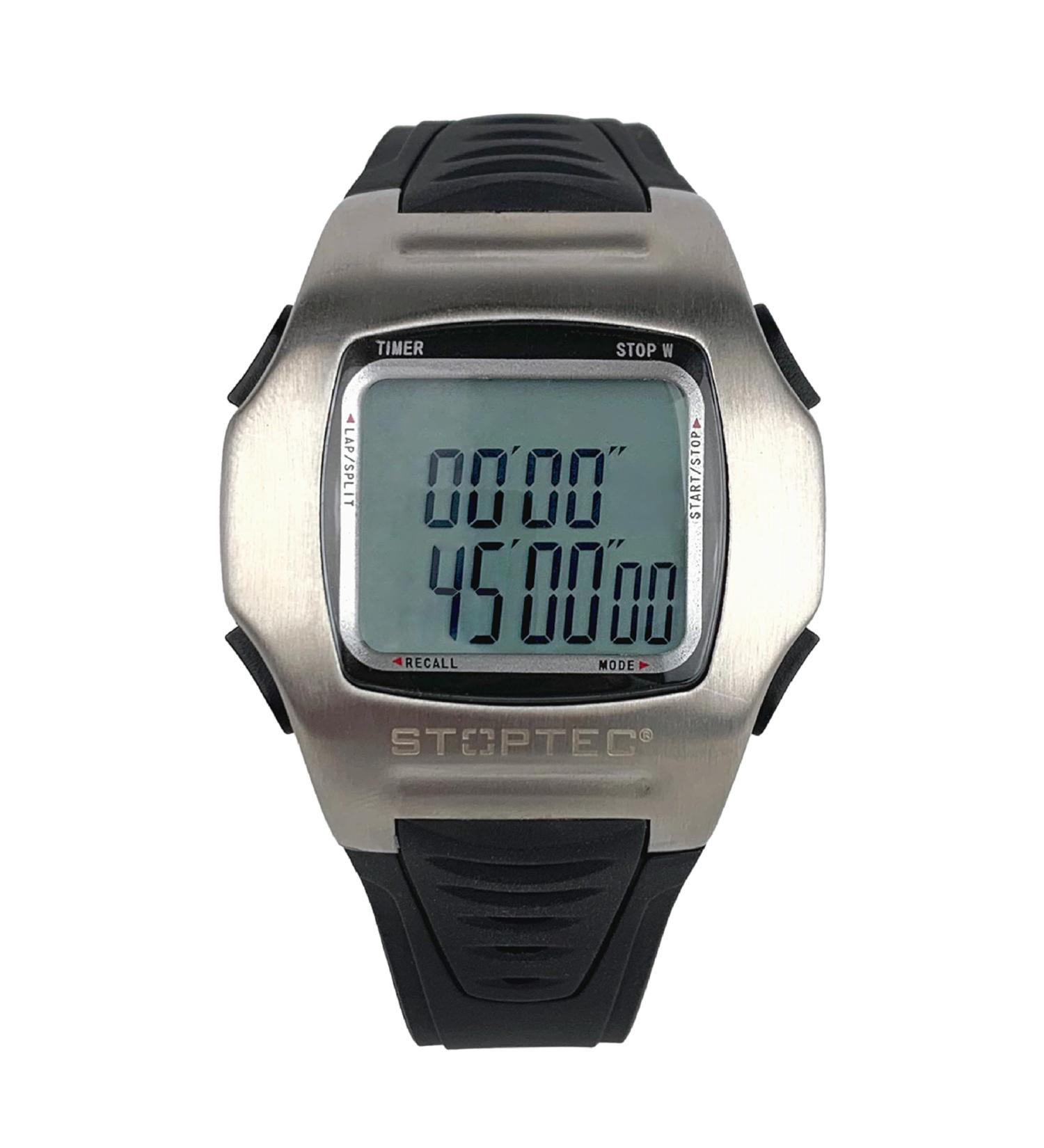 Stoptec RW-100 Referee Watch | 1-99 Minute Timer | Play Time Interruption | Clock & Alarm | 10 Memory Functions - Shop Internationally - Buy Online on GoSupps.com