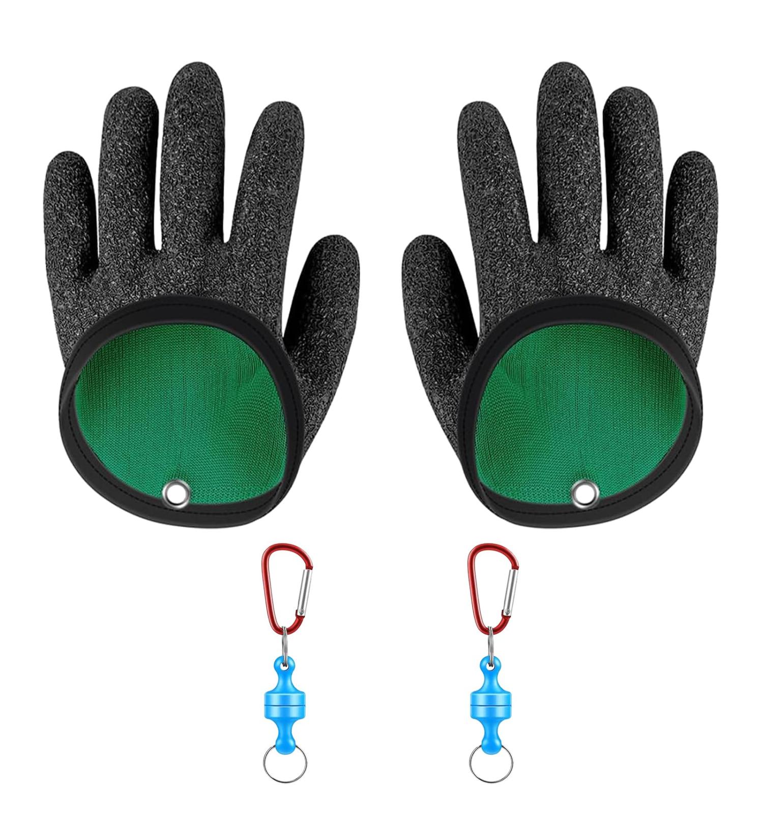 Jinxian Waterproof Fishing Gloves - Stab-Resistant Anti-Cut with Magnetic Buckles for Safe Pike & Zander Handling - Best Fishing Accessories - Buy Online on GoSupps.com