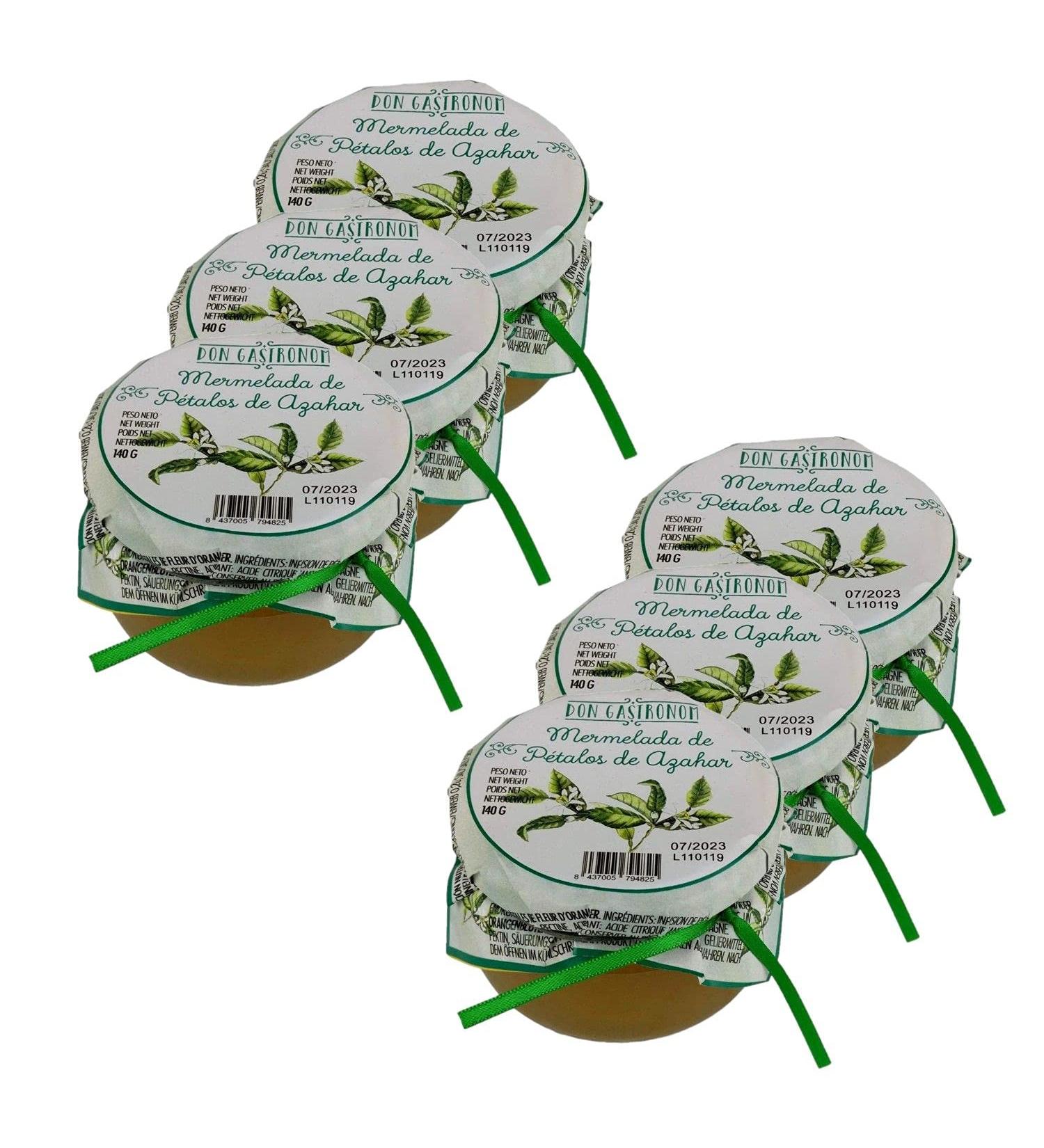 Don Gastronom Set of 6 Orange Blossom Petal Jam 140 g