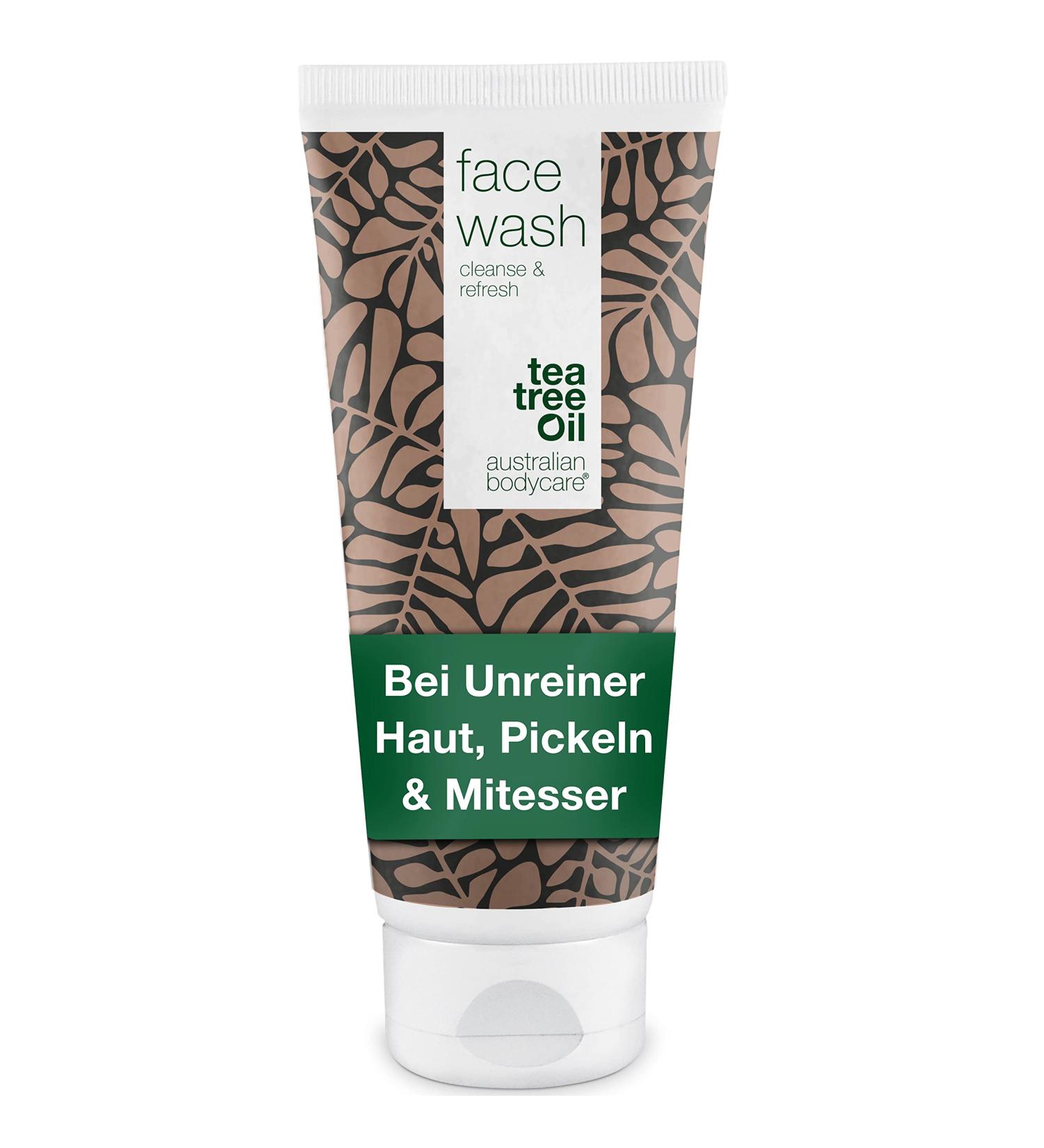 Australian Bodycare Face Wash 200ml | Anti-Acne Tea Tree Oil Gel for Men & Women | Natural Cleanser for Impure Skin | Daily Care for Acne (1 Pack) - Buy Online on GoSupps.com