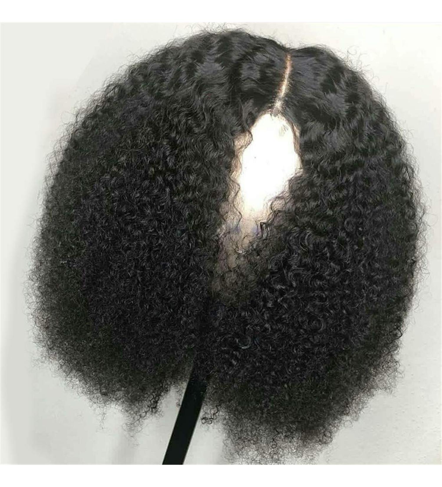 Lace Front Wigs for Black Women - 16 Synthetic Bob Kinky Curly Brazilian Remy Human Hair 150% Density Glued-Free - Buy Online on GoSupps.com