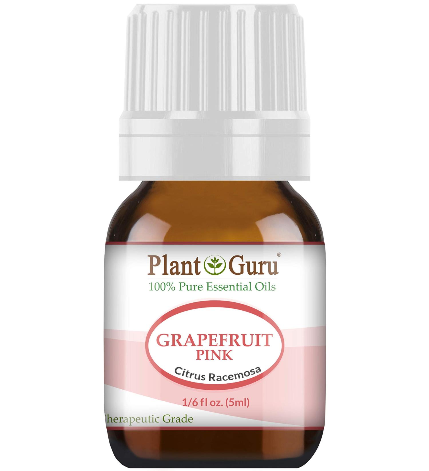 Pink Grapefruit Essential Oil 5 ml 100% Pure Undiluted Therapeutic Grade Cold Pressed from Fresh Grapefruit Peel Great for Aromatherapy Diffuser Relaxation and Calming Natural Cleaner.