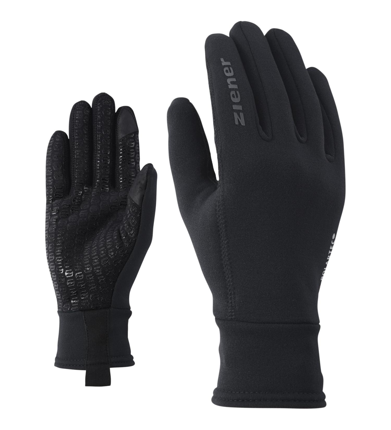Ziener Men's IDIWOOL TOUCH glove multisport leisure/functional/outdoor gloves | breathable touch wool 9 black