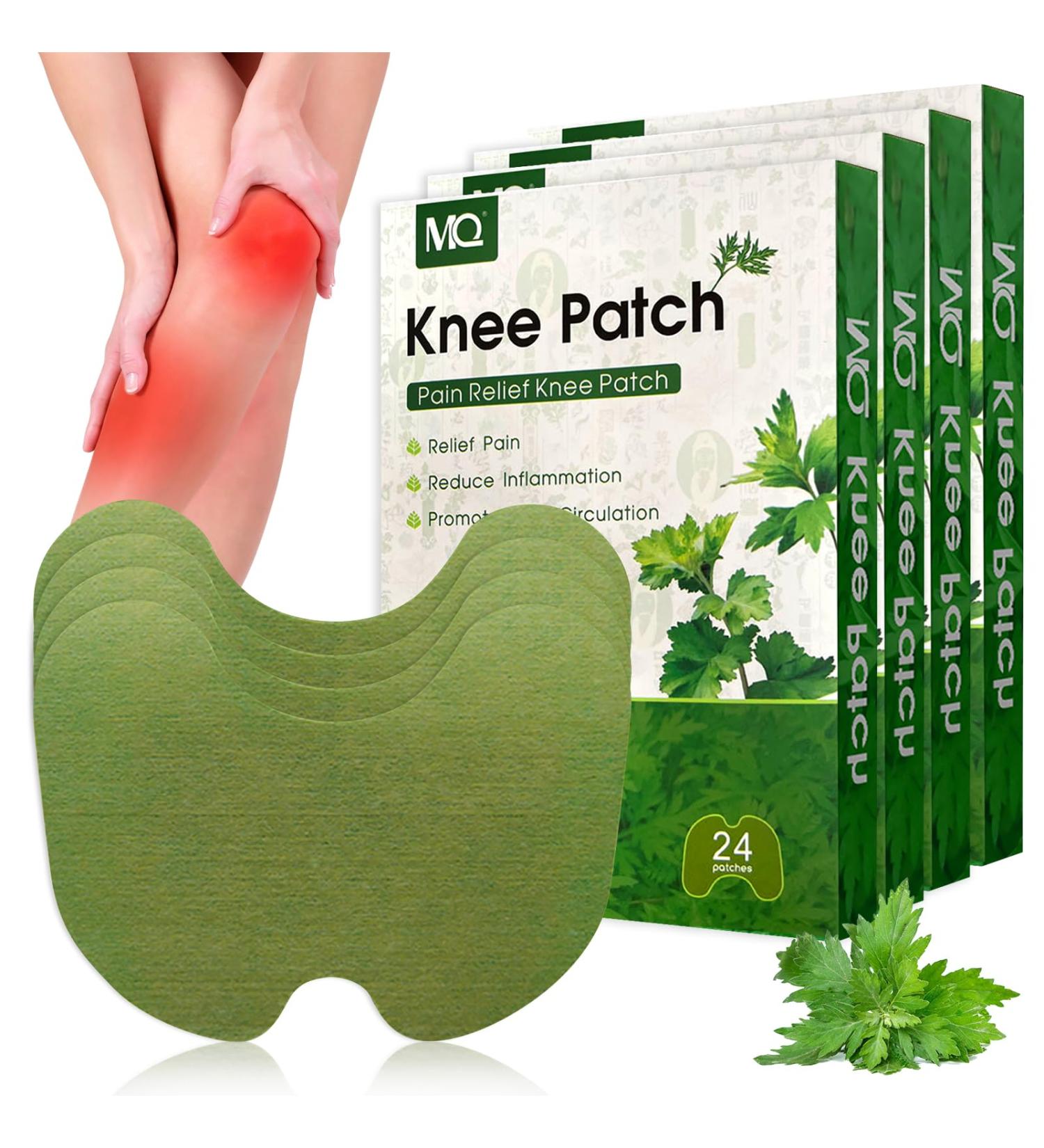 96 Pcs Knee Pain Relief Patch Knee Pain Moxibustion Patches for Knees Backs Neck Muscle Pain - Buy Online on GoSupps.com