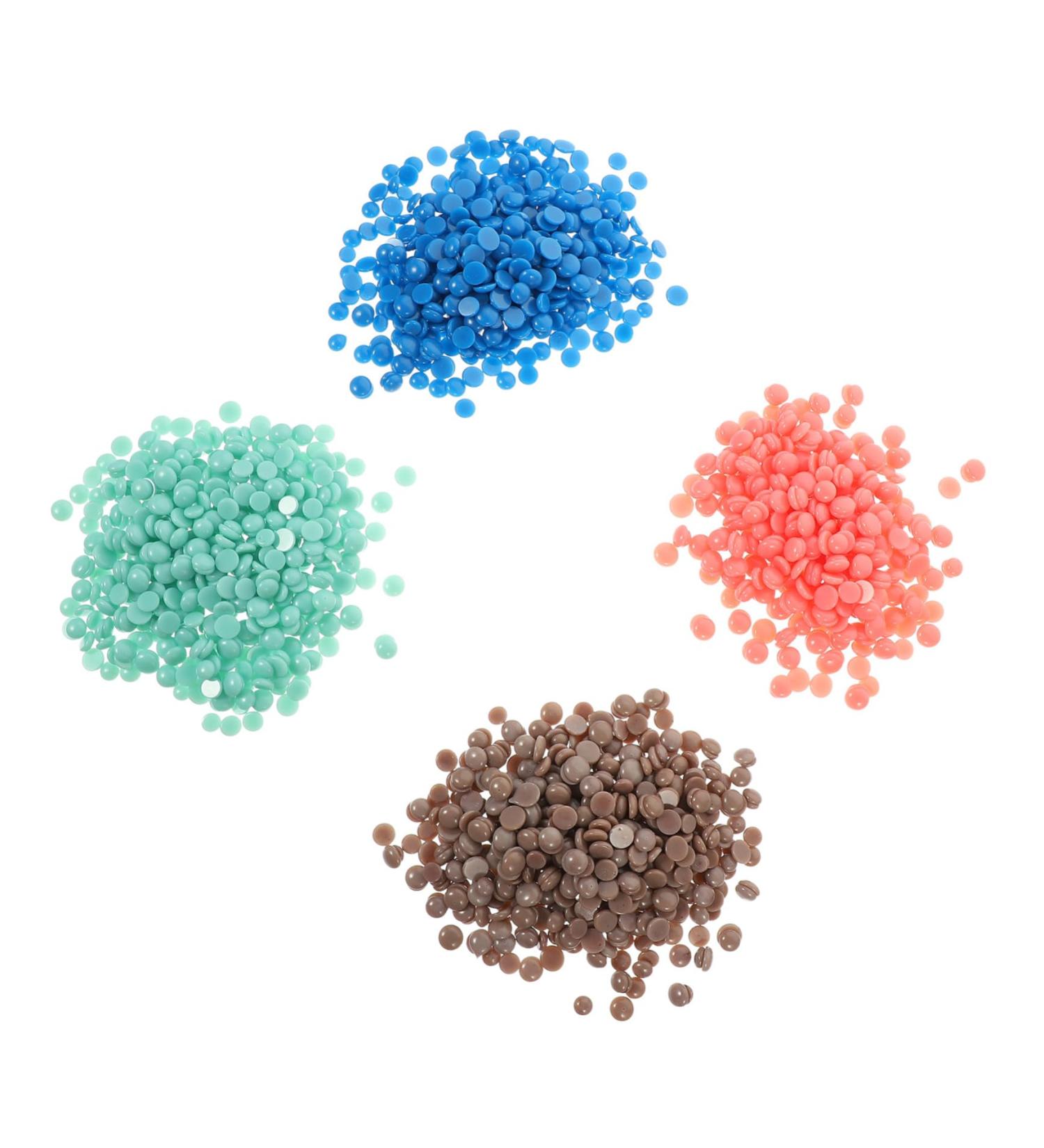 Minkissy 4 Packs Wax Beans for Safe Hair Removal | Professional Wax Pearls & Beads for Armpit & Body Use - Buy Online on GoSupps.com