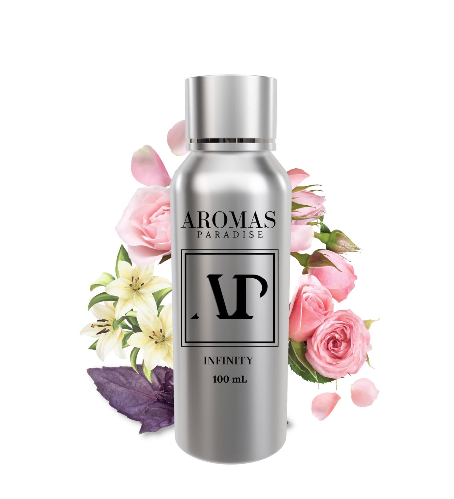 Infinity for Aroma Oil Scent Diffusers - Luxurious Essential Oils Blend with top Notes of Lily of The Valley Blended with Hints of Vetiver and Amber - 100ml 3.38 Fl Oz (Pack of 1)