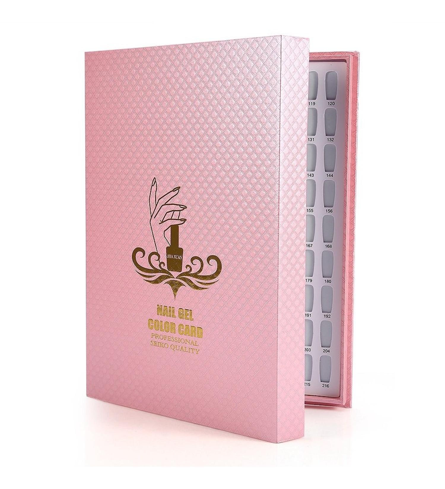 DEWIN Nail Polish Display Book - 216 Rooms for Nail Tips | Nail Art Presentation Book (Pink) for Professionals & Artists - Buy Online on GoSupps.com