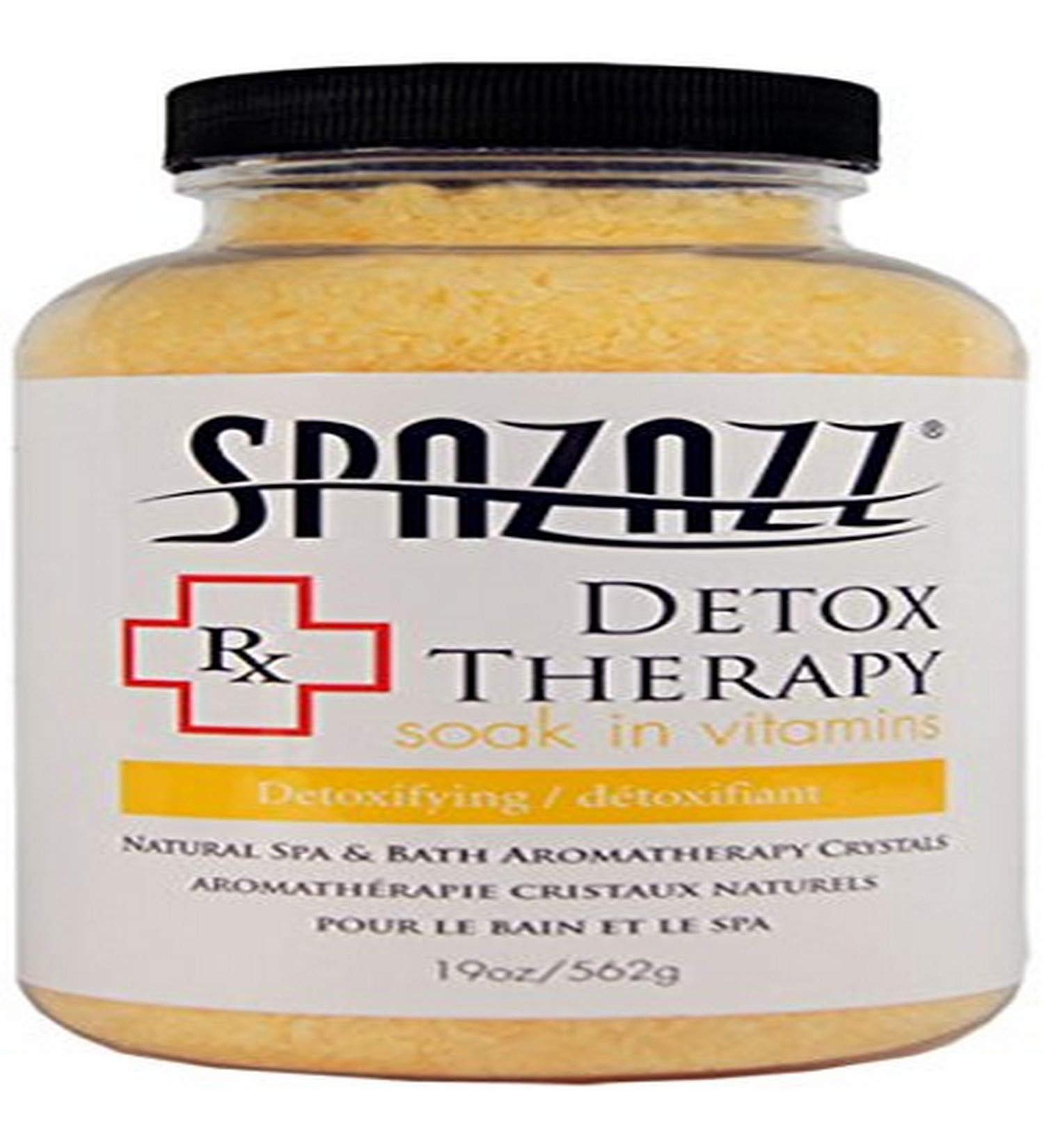 Spazazz SPZ-604 RX Therapy Crystals Container Bath Minerals 19-Ounce Detox Therapy Detoxifying - Buy Online on GoSupps.com