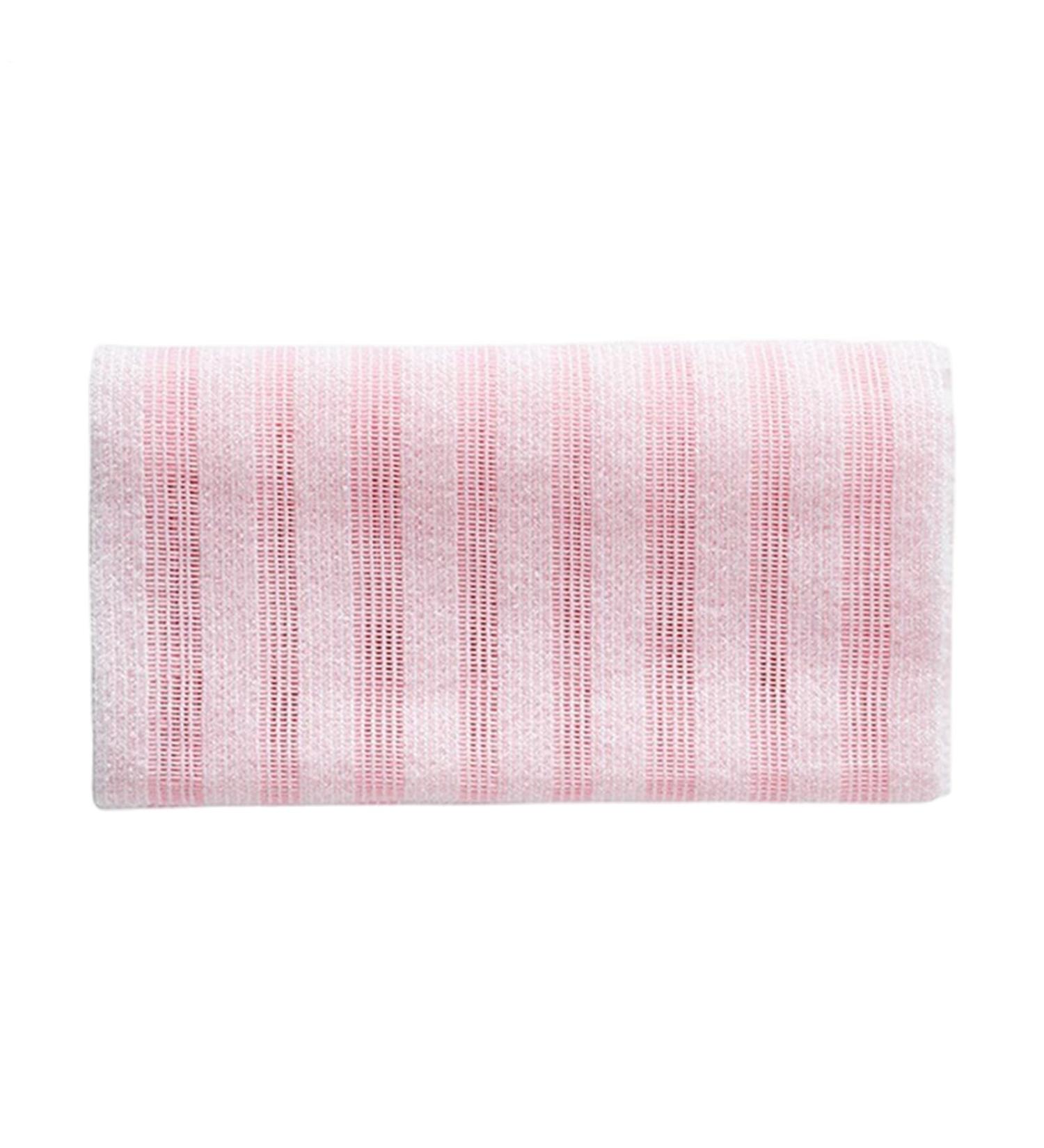 Serviette de gommage pour le corps | Longue d barbouillettes de douche Pour enlever les peaux mortes frotter masser masser femmes hommes personnes g es spa la maison toutes les peaux Rose - Buy Online on GoSupps.com