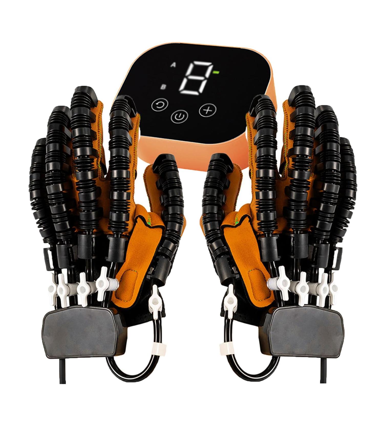 Hand Rehabilitation Robot Gloves Stroke Recovery Equipment Adjustable Strength Rechargeable Finger Rehab Trainer for Hemiplegia Arthritis Dysfunction Recovery left+right Medium - Buy Online on GoSupps.com
