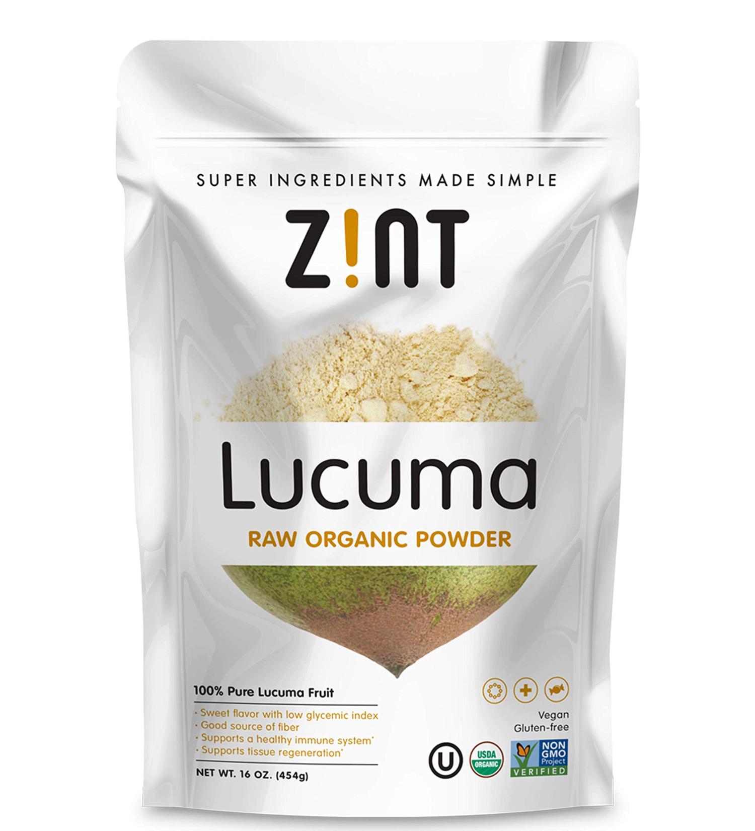 Zint Lucuma Raw Organic Powder 16 oz | Healthy Superfood for Smoothies & Baking - Buy Online on GoSupps.com