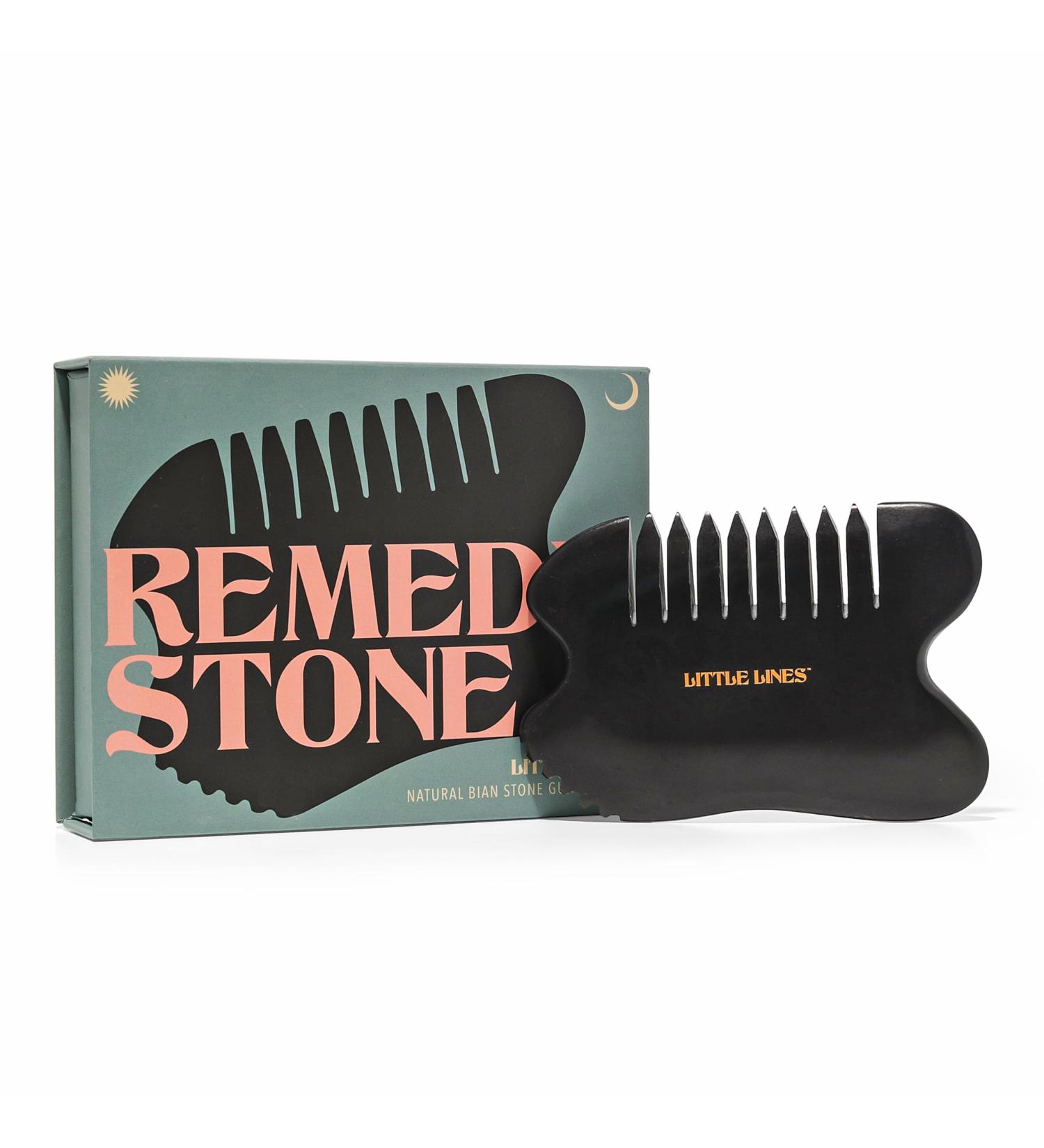 Beauty Remedy Stone Bian Gua Sha - Facial Massage Tool for Skin Care Sculpting & Lymphatic Drainage | Reduce Wrinkles & Puffiness - Buy Online on GoSupps.com