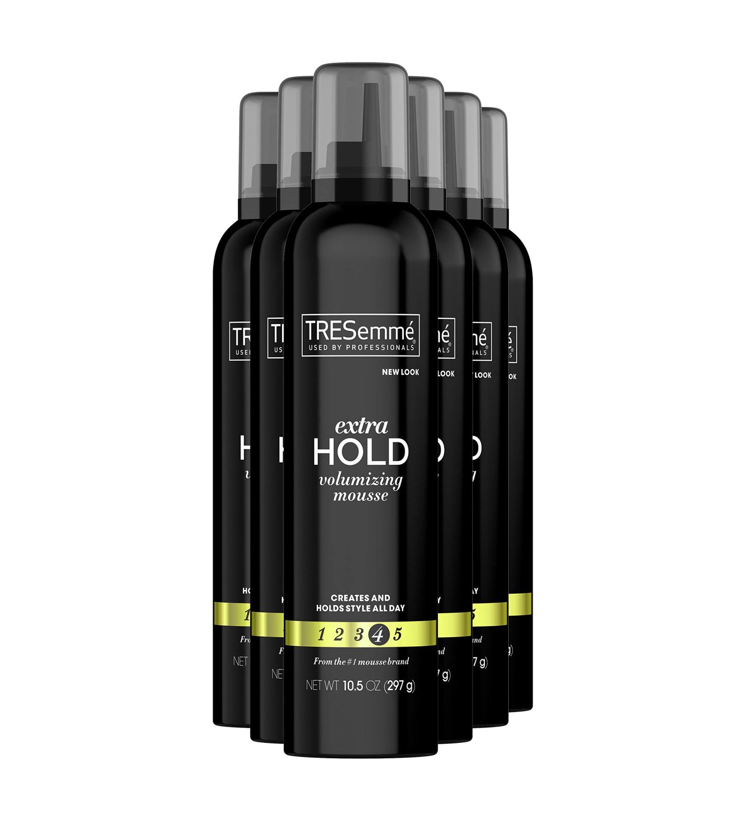 TRESemm TRES Two Extra Hold Hair Mousse 10.5 oz - 6 Pack | Humidity Resistant Styling Mousse - Buy Online on GoSupps.com