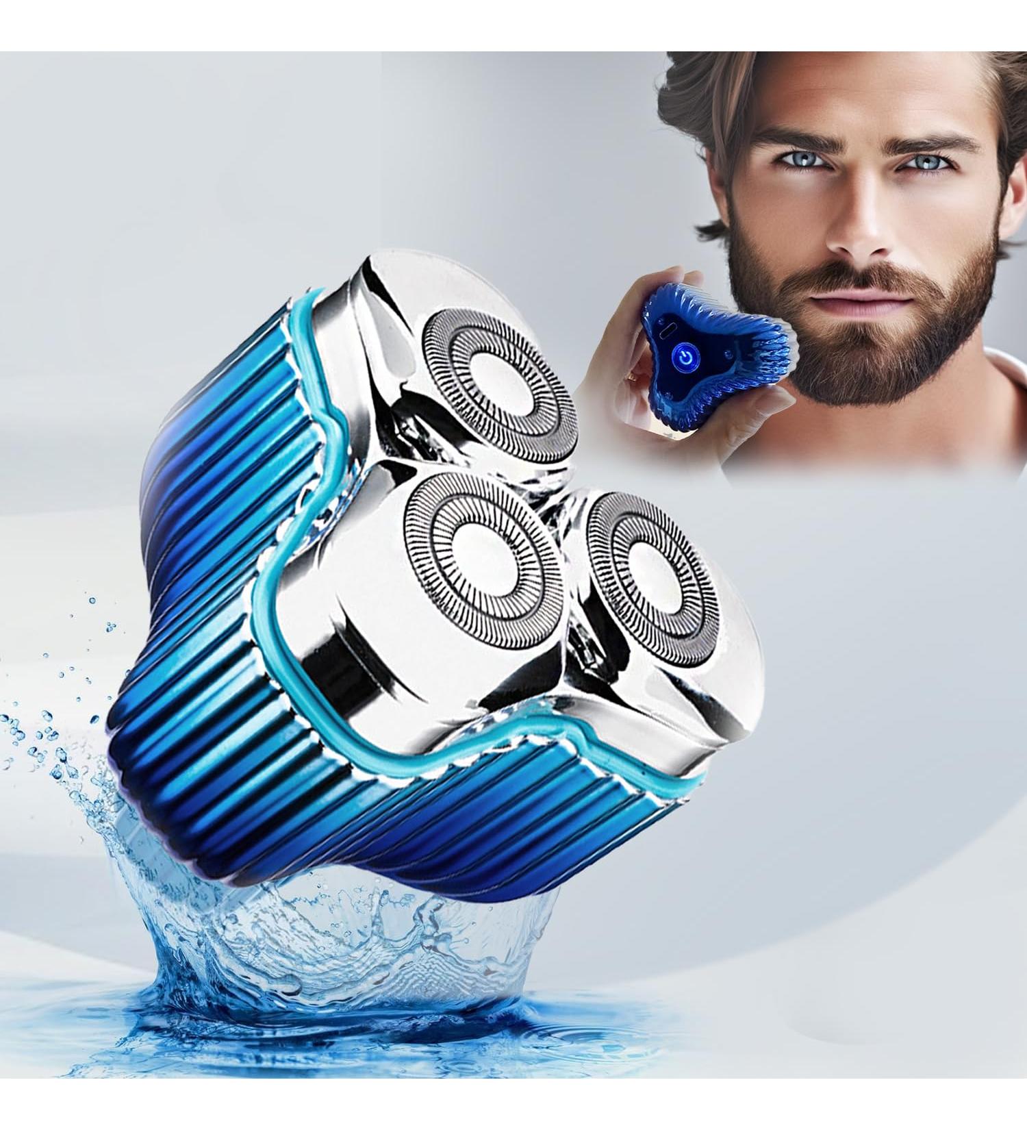 2024 Upgrade Mini Shaver for Men - Waterproof & Portable Electric Razor | USB Rechargeable Pocket Size | Perfect for Travel & Gifts - Buy Online on GoSupps.com