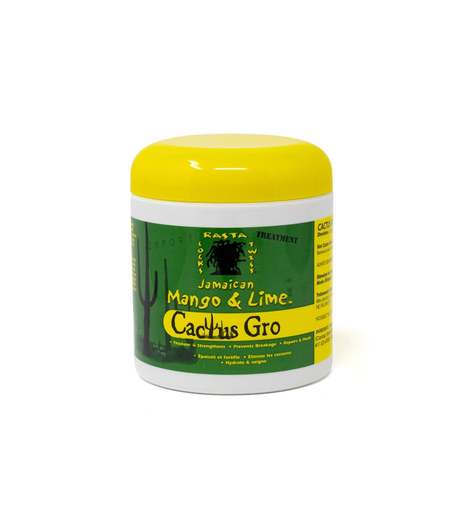 Jamaican Mango & Lime Cactus Gro Treatment 6 Oz - Nourishing Hair Care for Healthy Growth | International Shipping Available - Buy Online on GoSupps.com