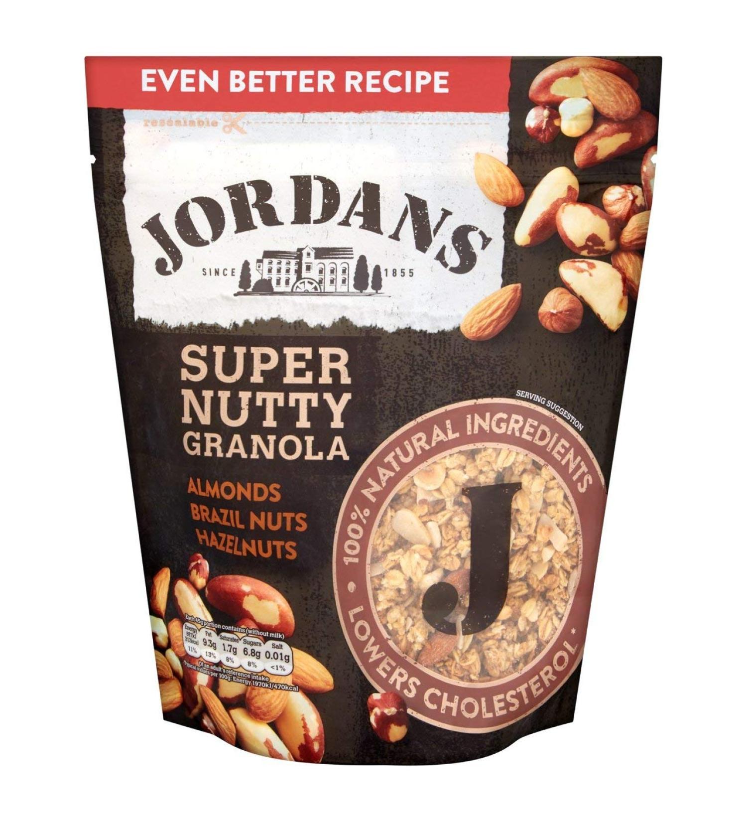 Jordans - Super Nutty Granola - 600g (Pack of 2)
