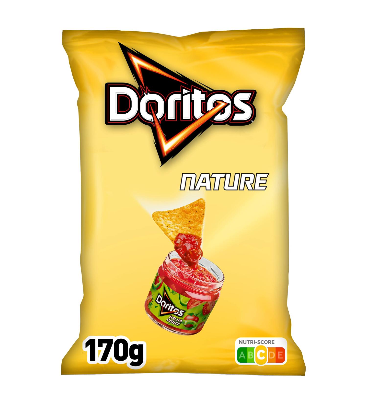 Doritos Tortillas Corn Chips Natural Flavor Pack of 170 g - Buy Online on GoSupps.com