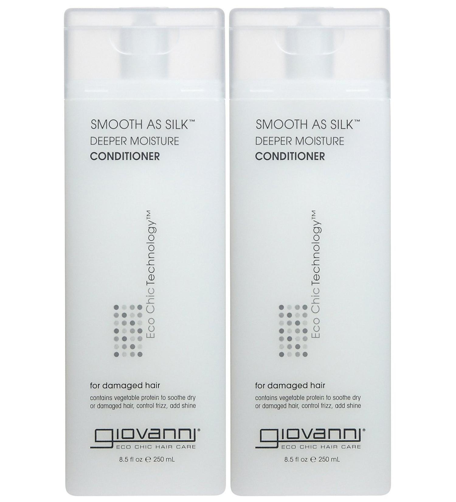 Giovanni Smooth As Silk Deep Moisture Conditioner - 8.5 oz - 2 pk