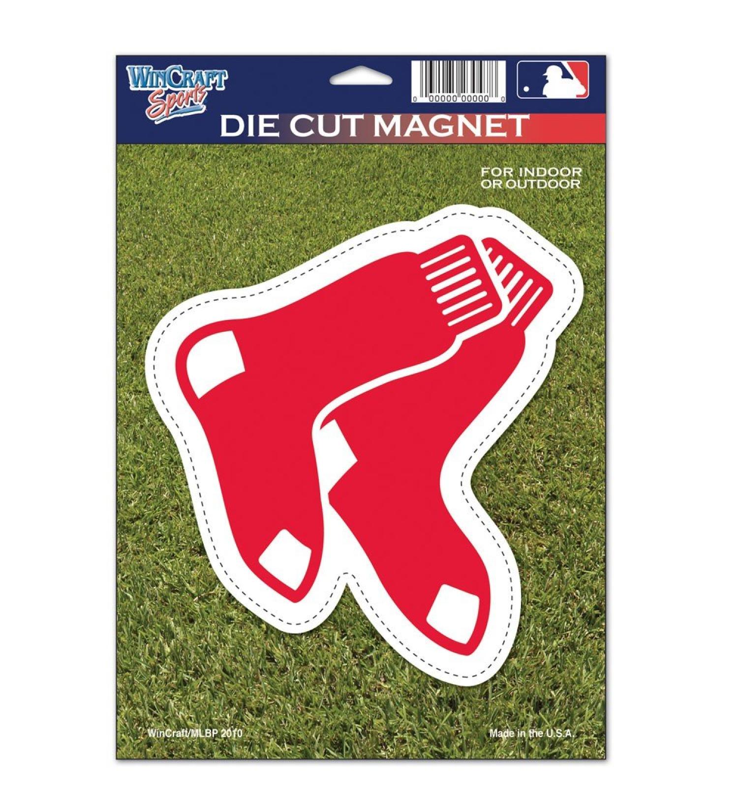 MLB Boston Red Sox Die Cut Logo Magnet 6.25"x9" - Buy Online on GoSupps.com