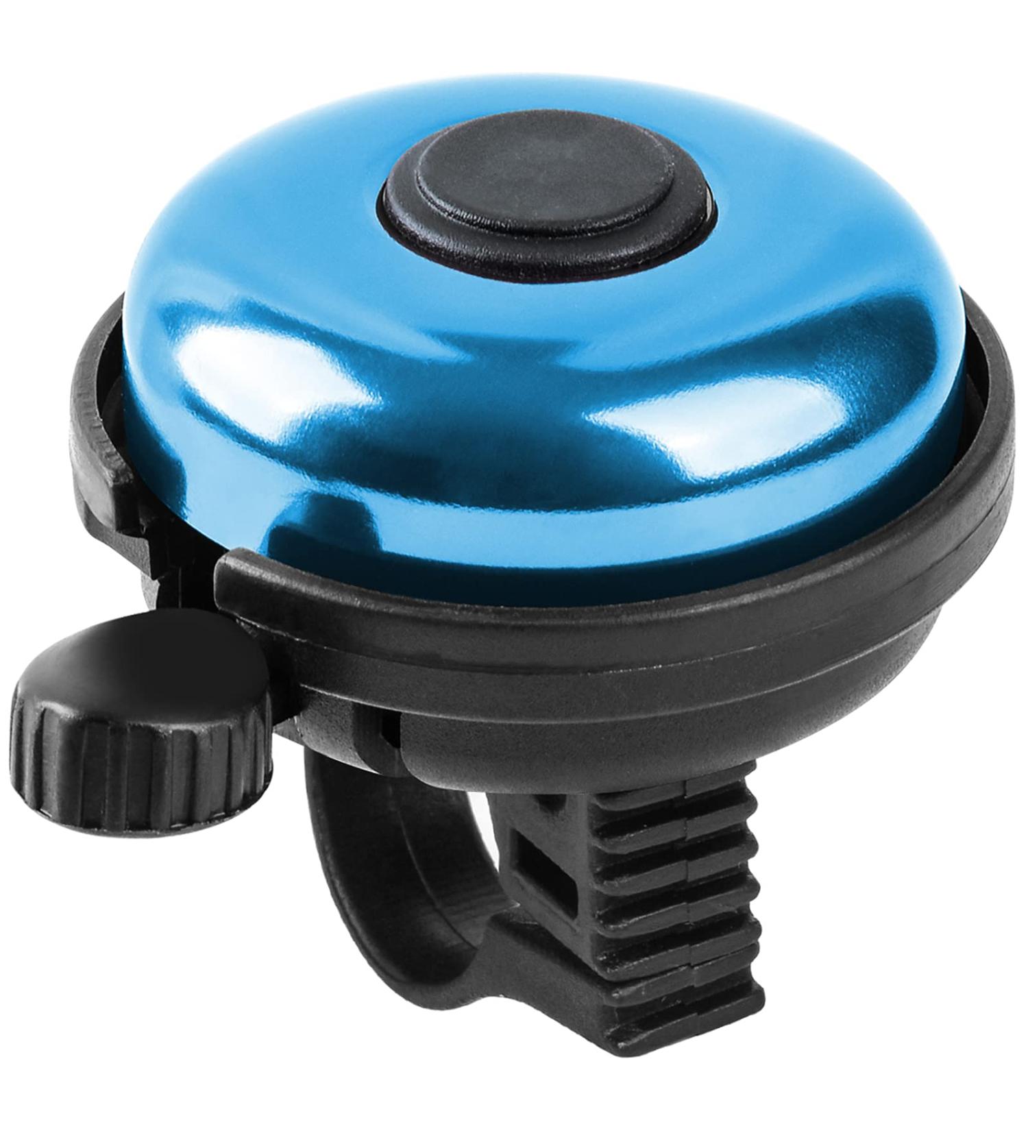 Xthuge Classic Aluminum Bike Bell - Loud Clear Sound for Adults & Kids - Blue-Left Hand Use - Buy Online on GoSupps.com