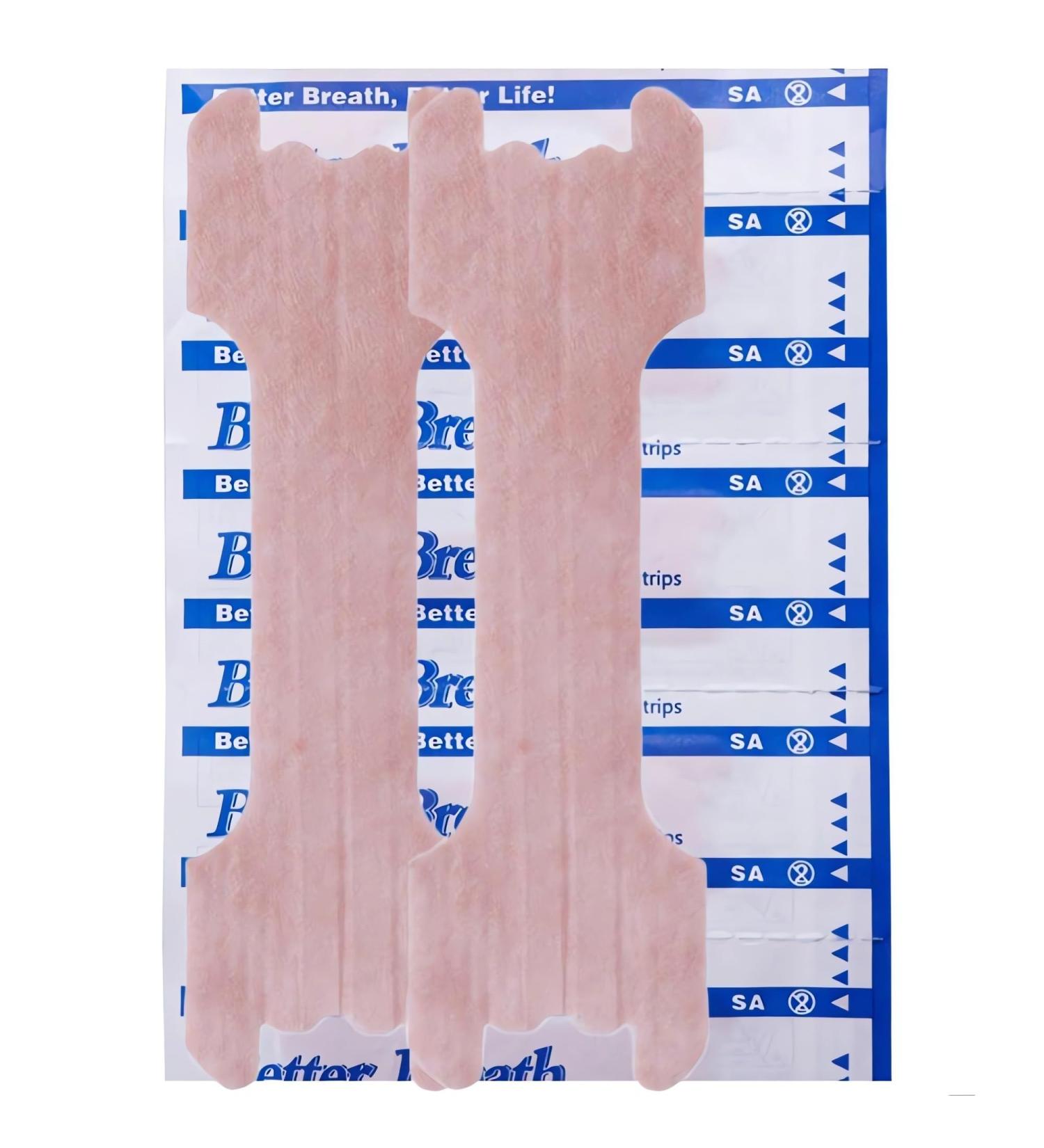 100 Anti Snoring Nasal Strips - Easy Breath Reduce Snoring & Improve Sleep (66mmX19mm) - International Shipping Available - Buy Online on GoSupps.com