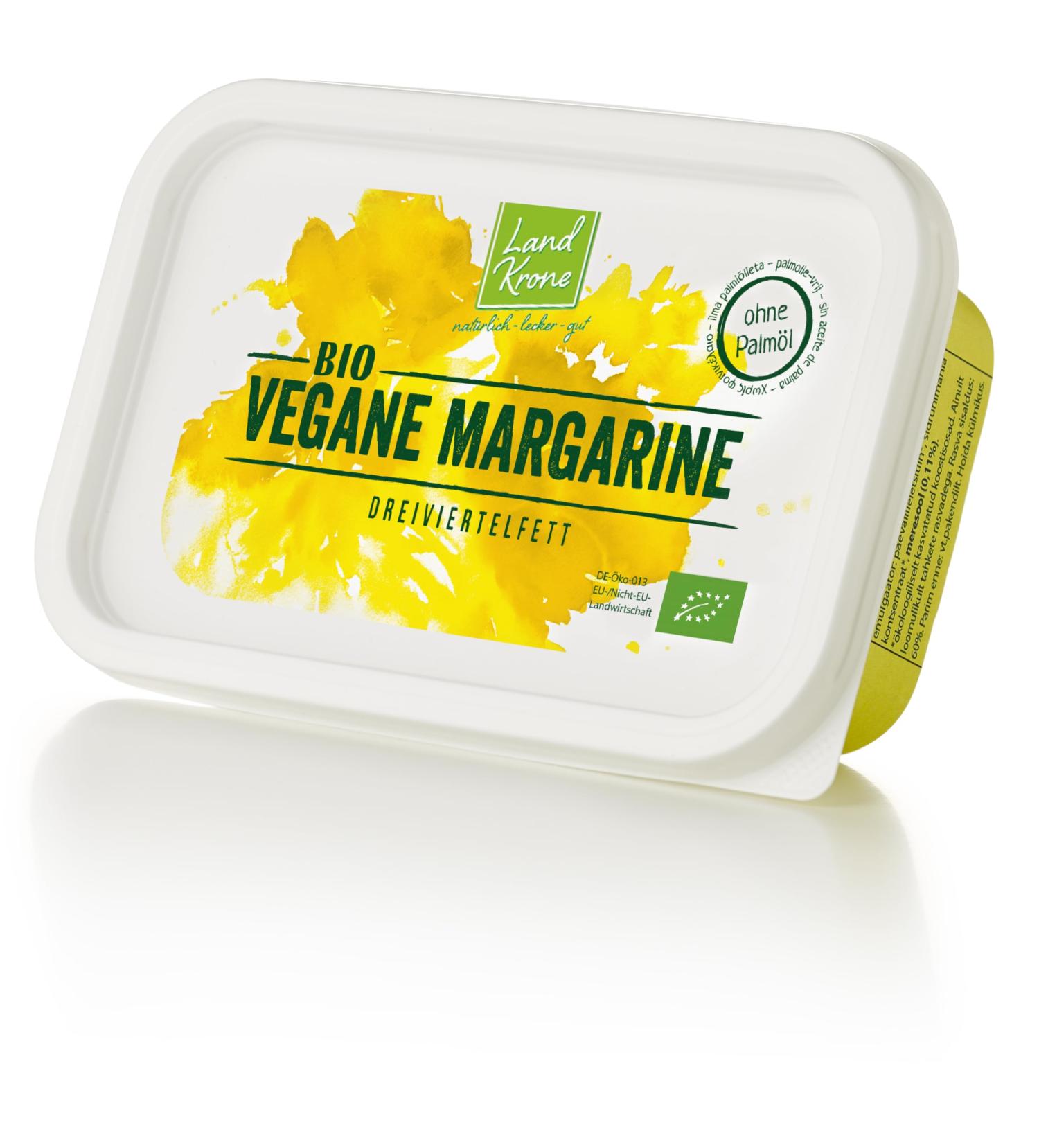 Landkrone Bio Vegane Margarine - Dreiviertelfettmargarine (6 x 250 gr)
