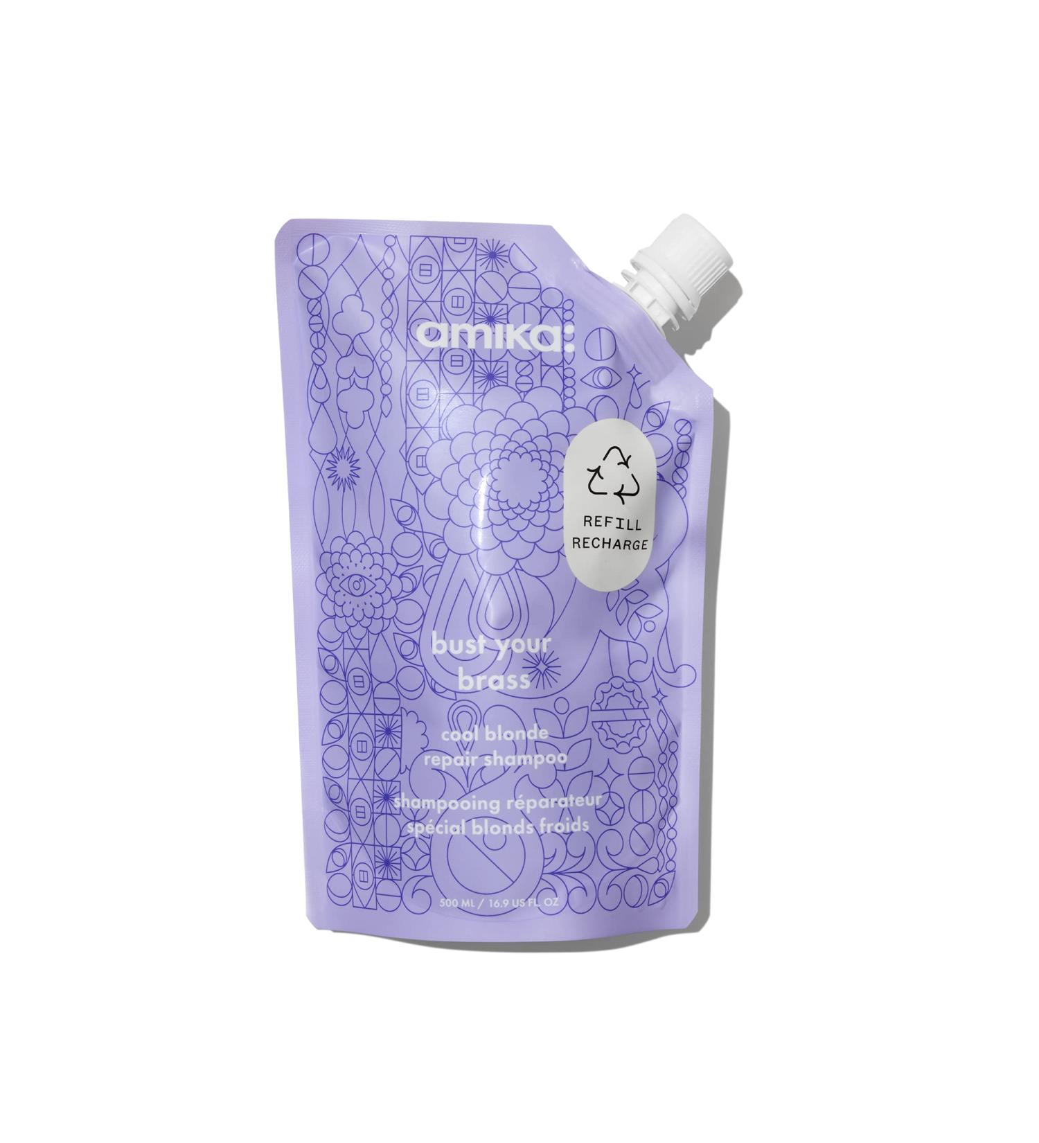 Amika Bust Your Brass Cool Blonde Repair Conditioner 500ml - Buy Online on GoSupps.com