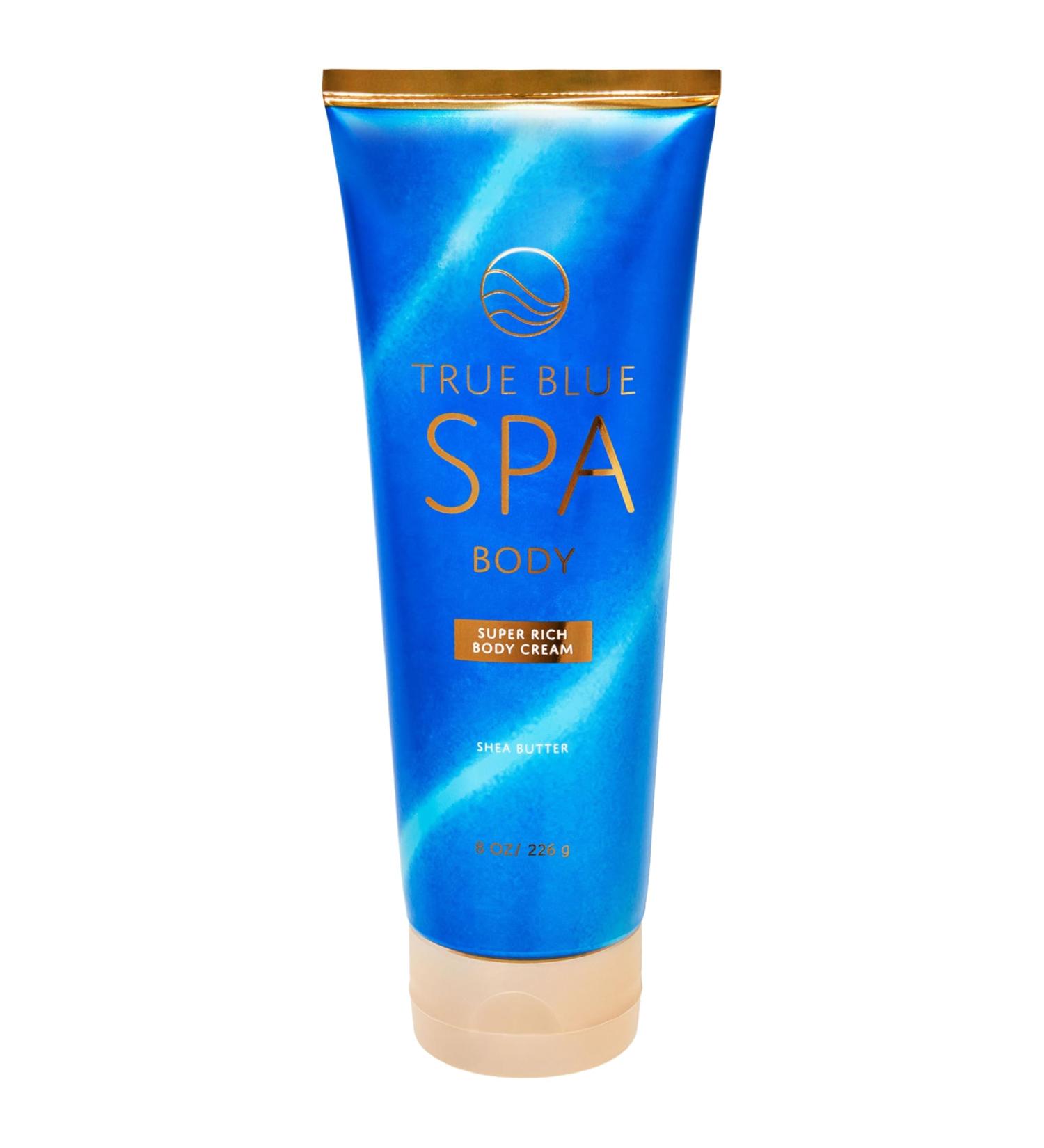 Bath and Body True Blue SPA Super Rich Body Cream | 8 Oz