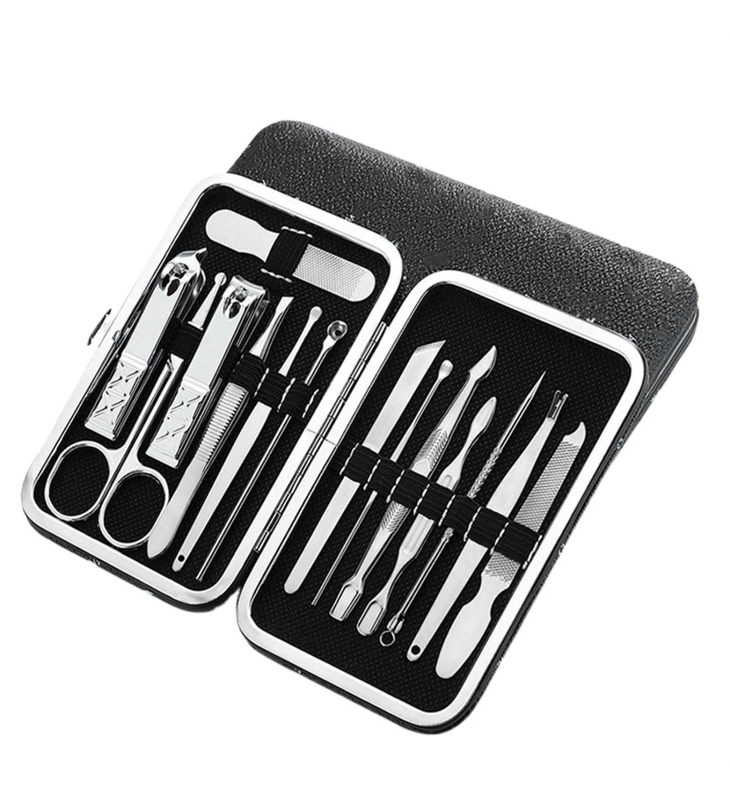 13/14 Pieces of Nail Clippers Cutting Pliers Set Single Nail Slot Pliers Household Tools (Color : 14-Piece Set Black) - Buy Online on GoSupps.com