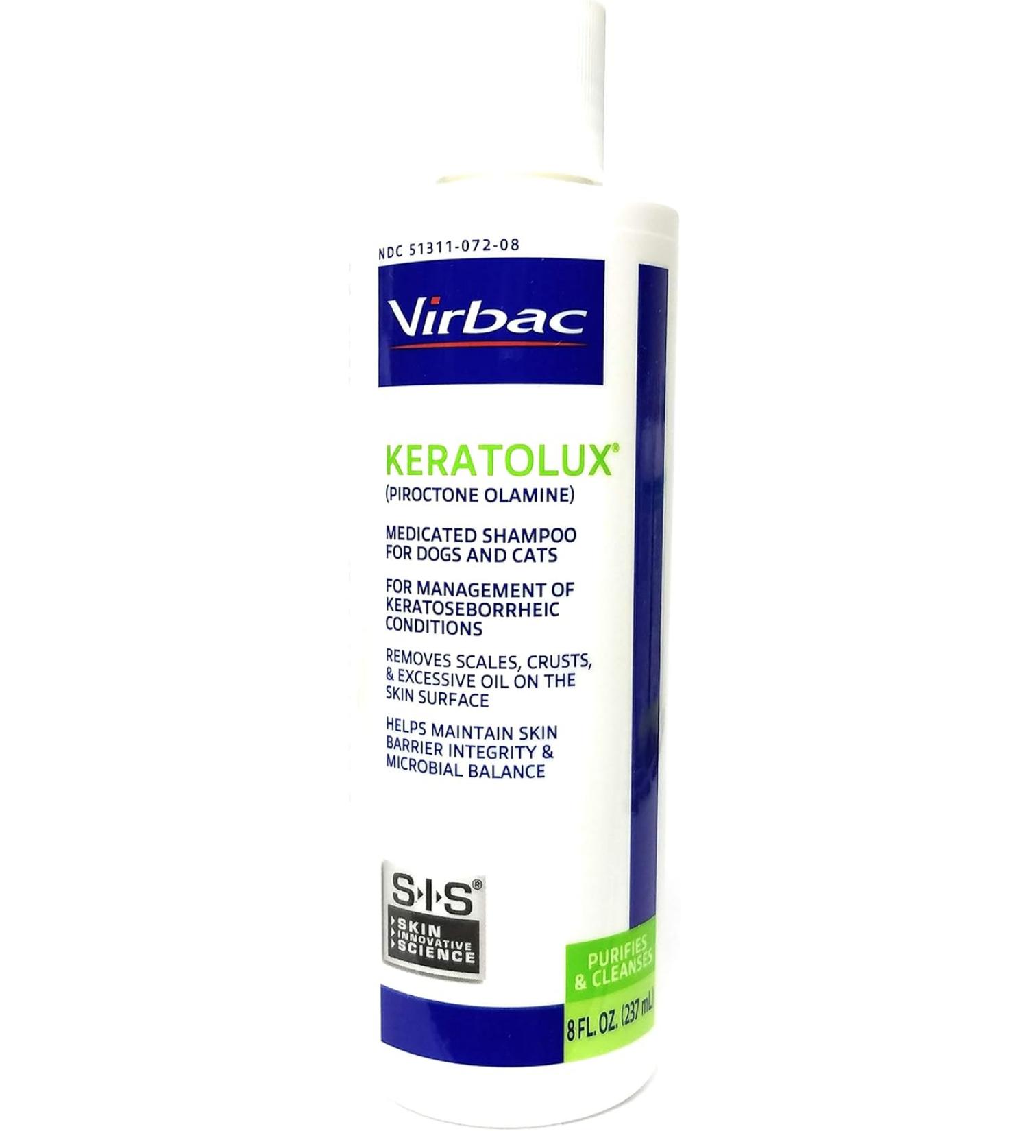 Virbac Keratolux Shampoo - 8 Fl Oz
