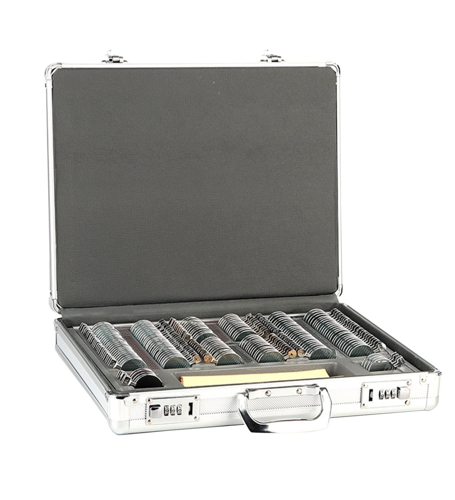 158pcs Optical Trial Lens Set Optometry Kit Eye Protection Accessories Metal Rim Aluminum Case for Optical Shop Vision Care Center(Color:A Size:158pcs) 158pcs A - Buy Online on GoSupps.com