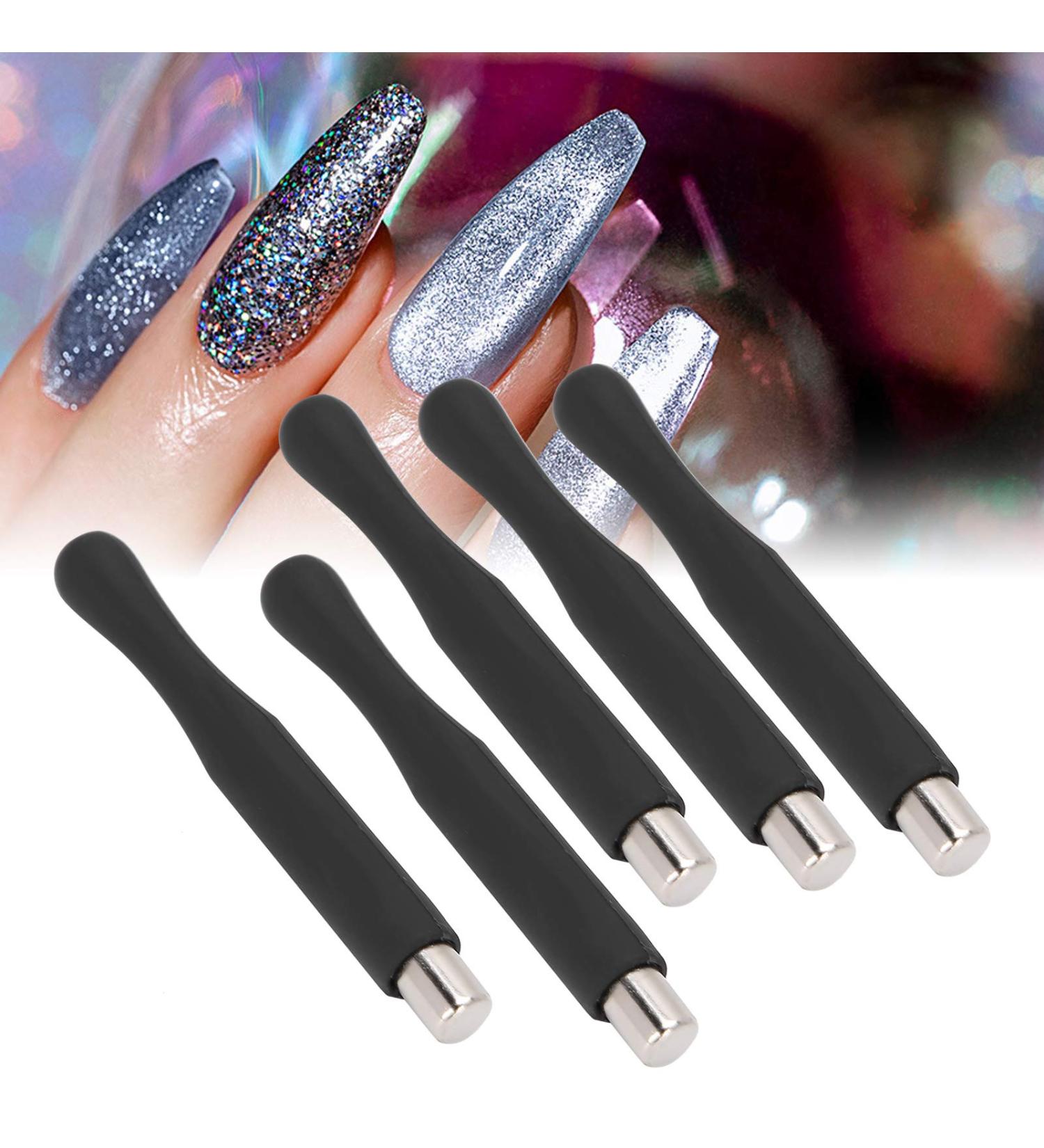 5pcs Professional Nail Polish Magnet Pen Set - Manicure Tool for UV Gel Polish - Perfect for Nail Art - Buy Online on GoSupps.com