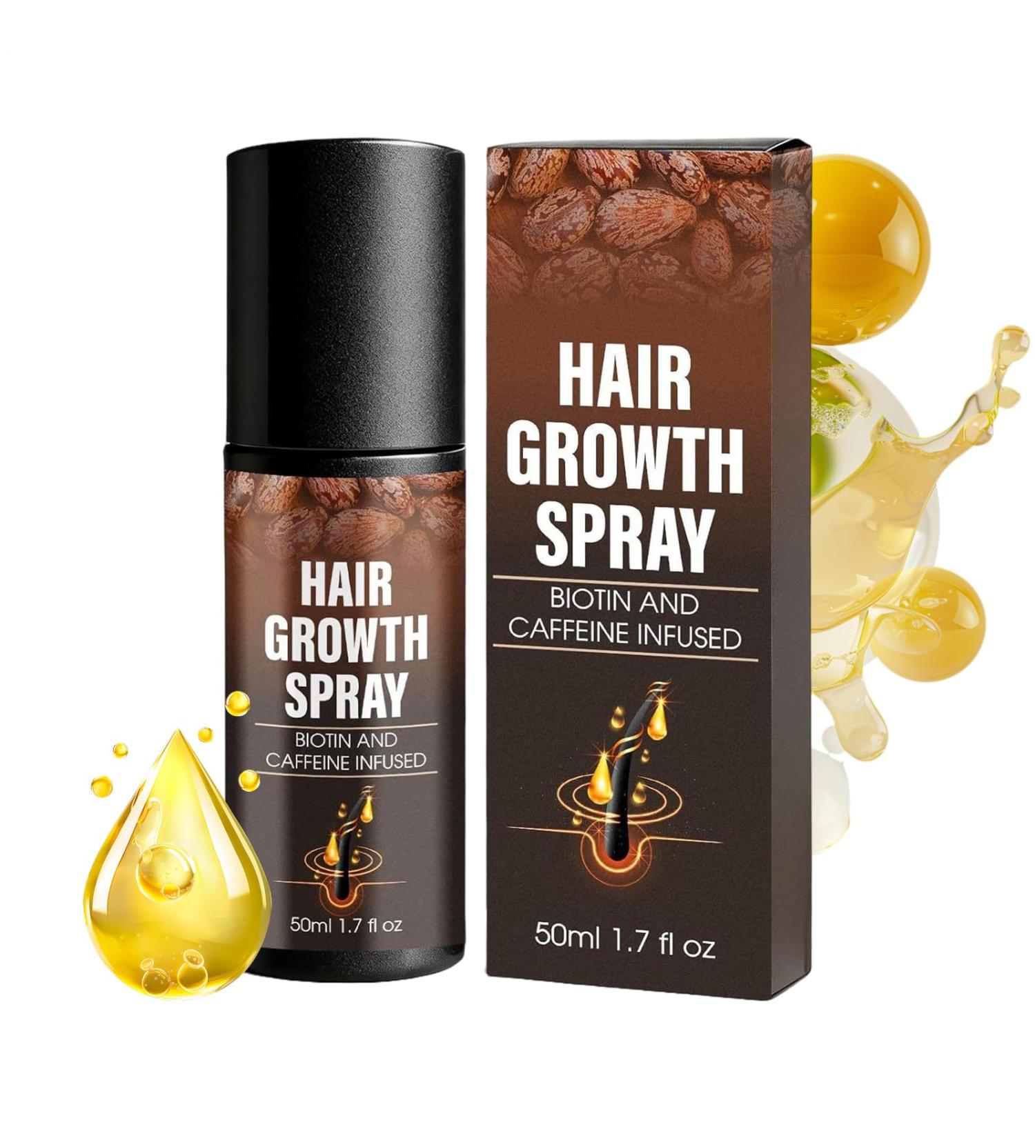  Jingmiger Hair Growth Oil Spray - 50ml Fortifying Cream - Hair Care Spray | for Thickening Scalp Nourishment Travel Home Volume Women Men - Buy Online on GoSupps.com