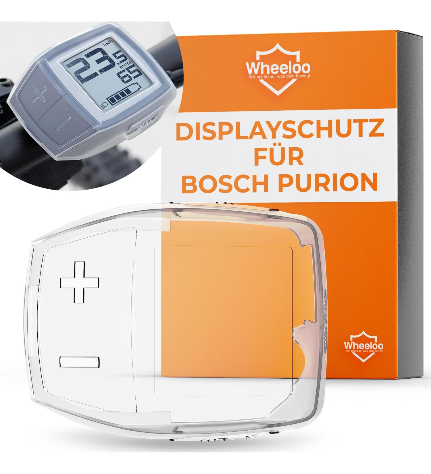 Wheeloo Bosch Purion Waterproof Cover | Transparent eBike Display Protection | Scratch & Water Resistant Monitor Accessory - Buy Online on GoSupps.com