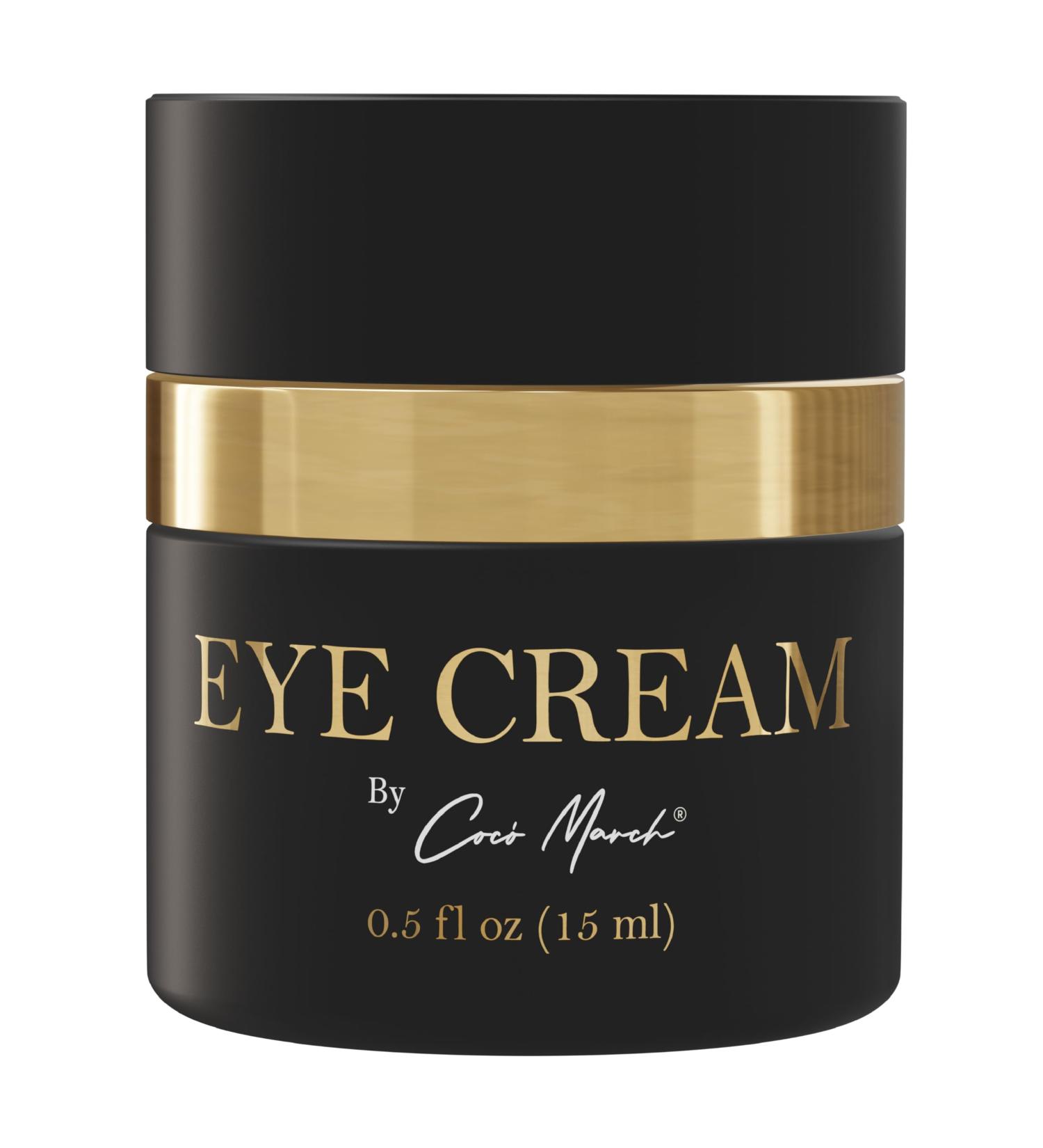 Elixir Eye Cream by Coco March | Luxurious Eye Cream for Puffy Eyes Dark Circles & Fine Lines - 13 Plant Extracts & Vitamins - 0.5 fl oz (15 ml - Buy Online on GoSupps.com