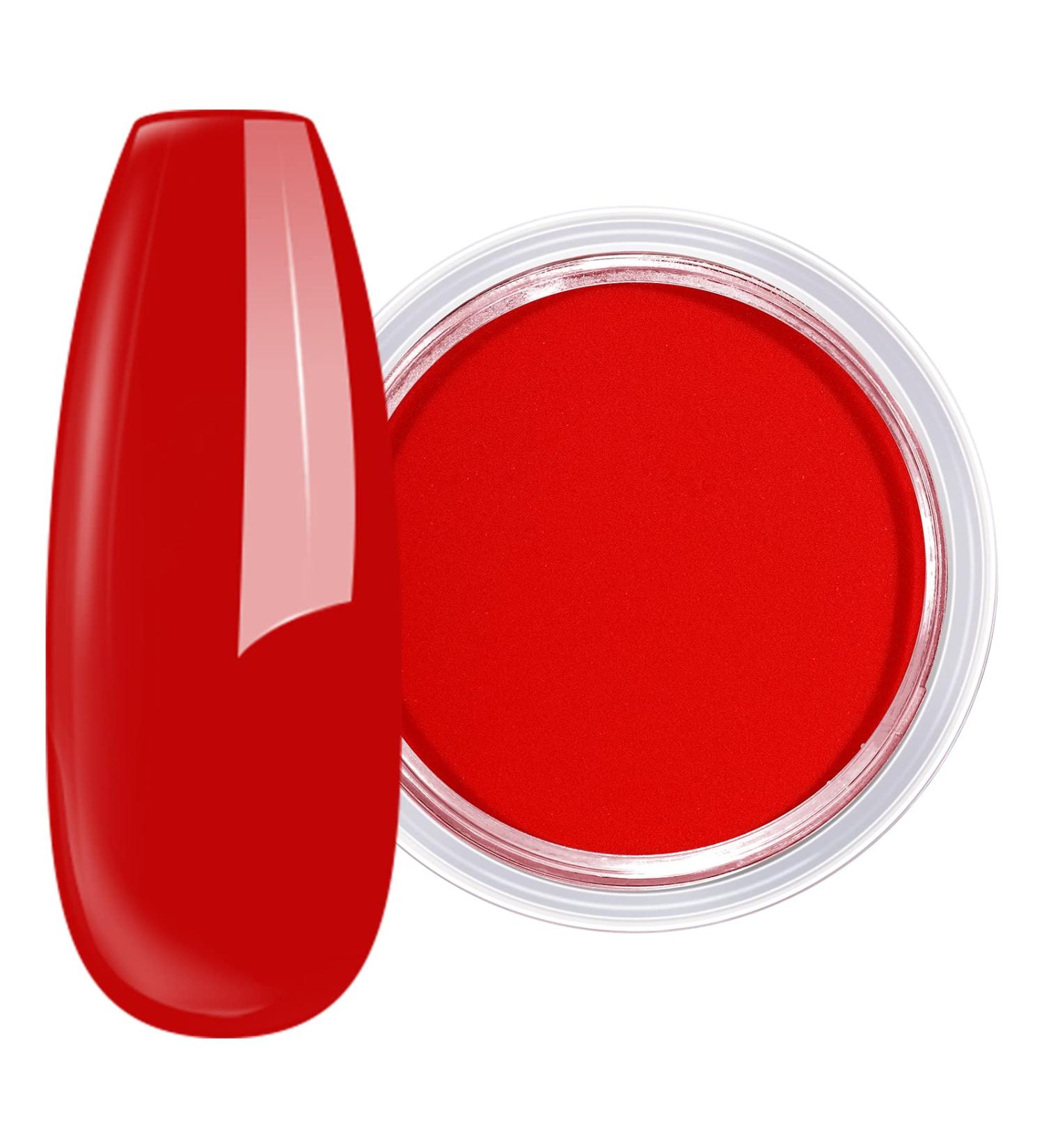 AILLSA Classic Red Dip Powder Nail - 1 Oz French Nail Art for Manicure Salon DIY | Long Lasting & Odor-Free Beauty Gift - Buy Online on GoSupps.com