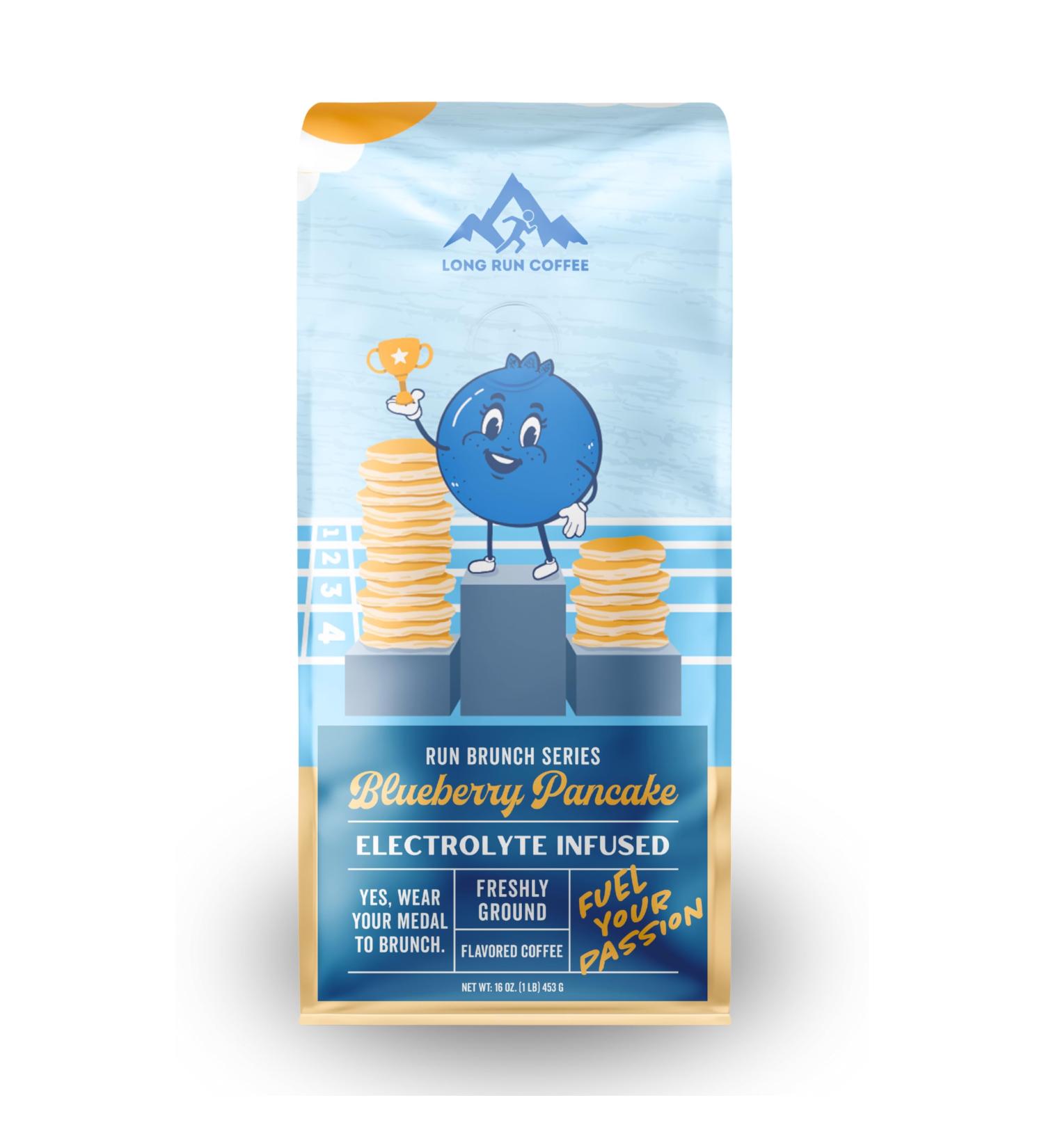 Flavored Roasts - Blueberry Pancake Coffee with Electrolytes for Athlete Hydration | Keto Electrolytes: Sodium Calcium Magnesium & Potassium - Buy Online on GoSupps.com