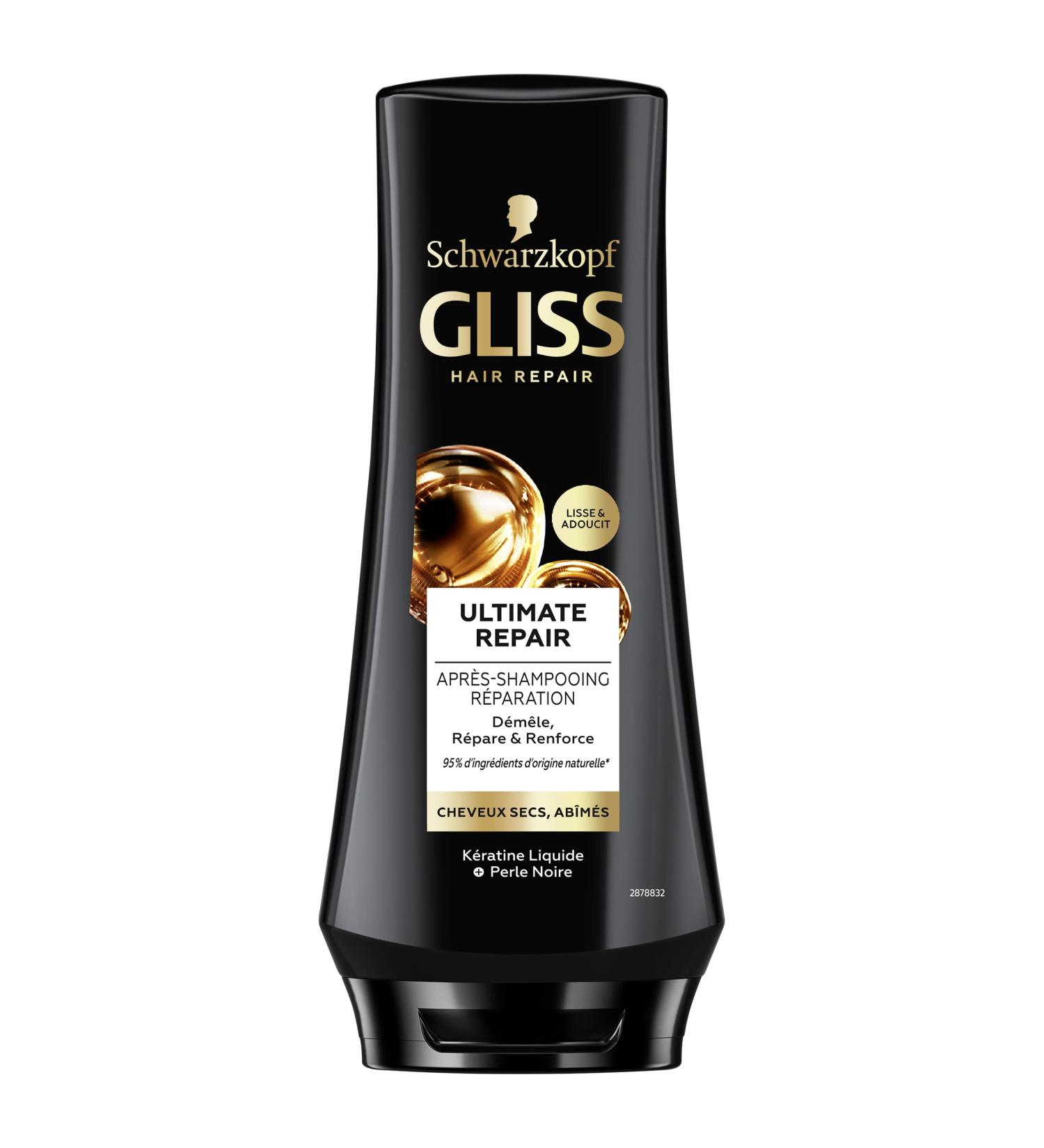 Schwarzkopf - Gliss - Conditioner - Ultimate Repair - 200 ml bottle - Pack of 2 - Buy Online on GoSupps.com