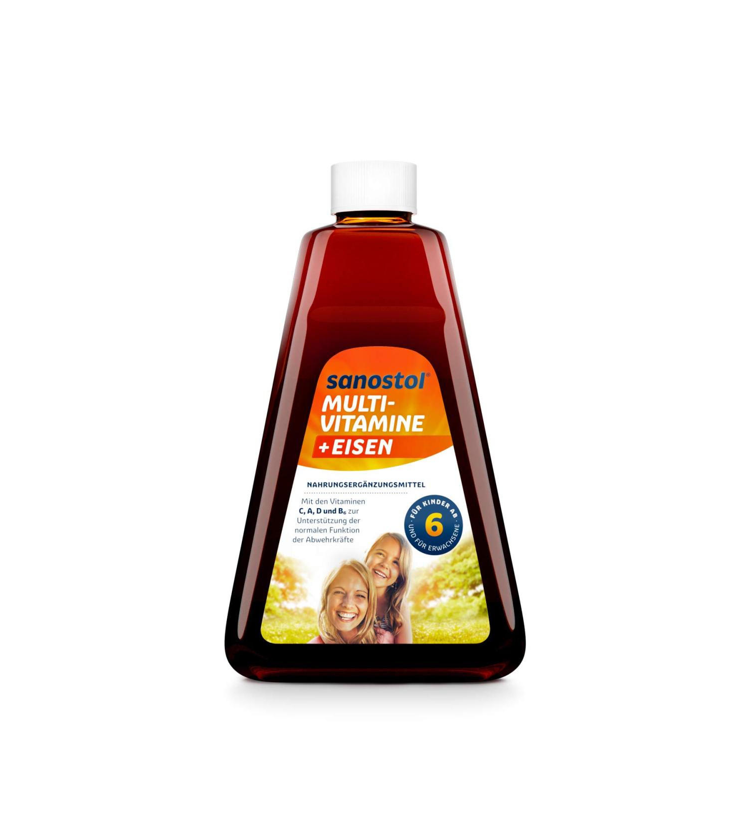 Sanostol Plus Iron - Multi-Vitamins for Kids & Adults | 230ml Vitamins & Iron Supplement - Buy Online on GoSupps.com