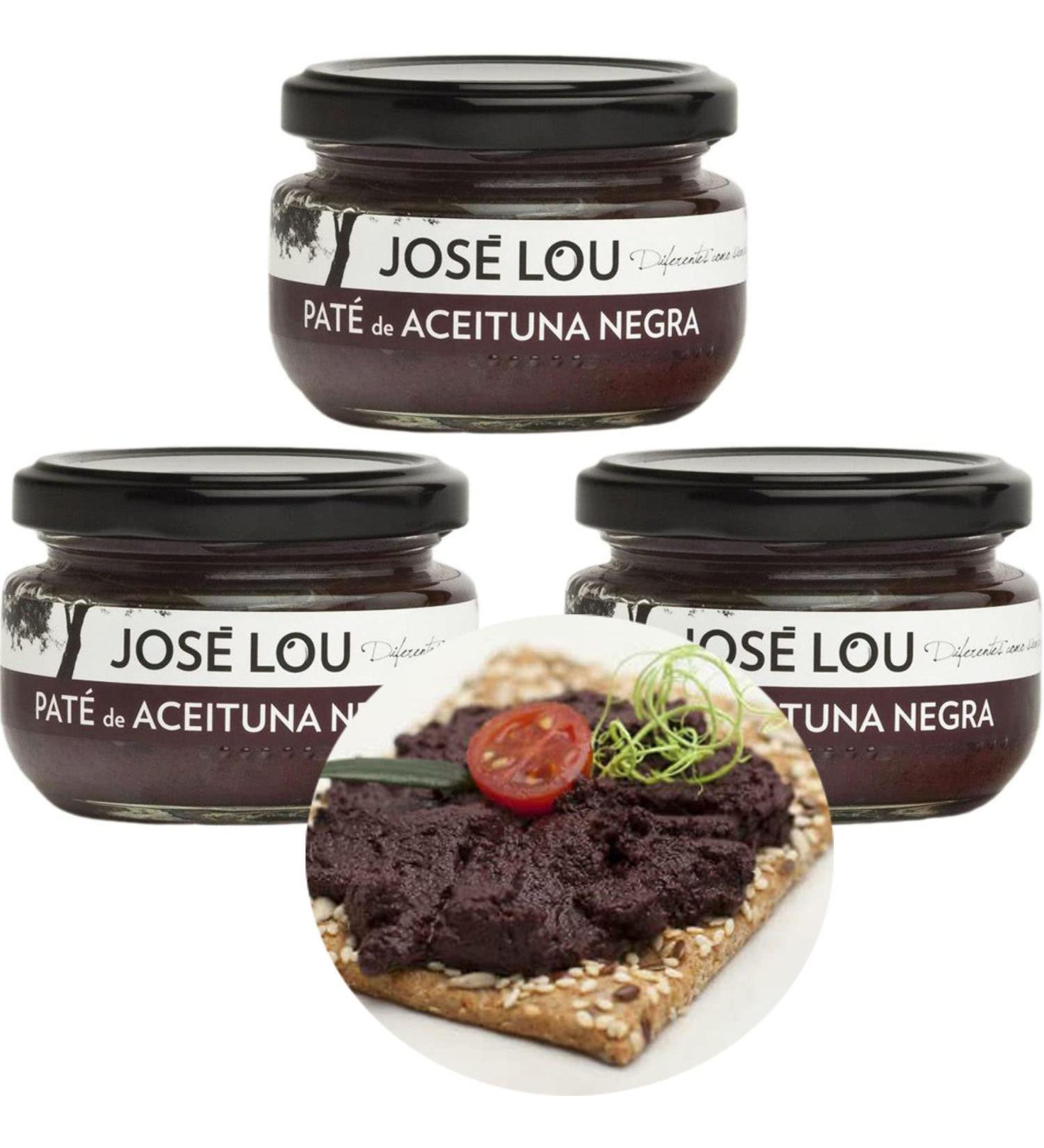 Black Olive Pate (120 g) - Jose Lou - Buy Online on GoSupps.com