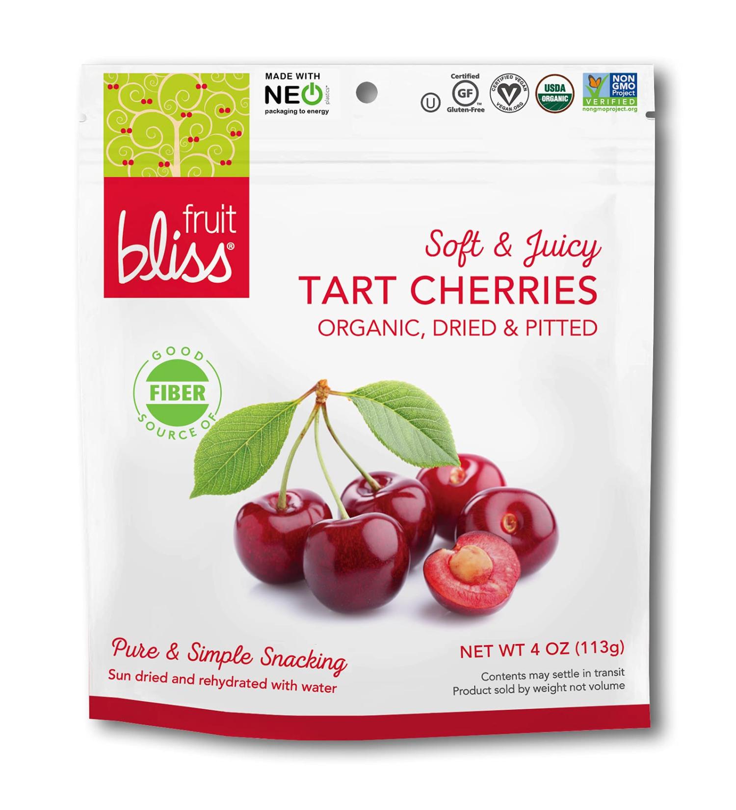 Organic Soft & Juicy Dried Cherries - Gluten-Free Vegan Snacks - 12 Oz Total - Buy Online on GoSupps.com