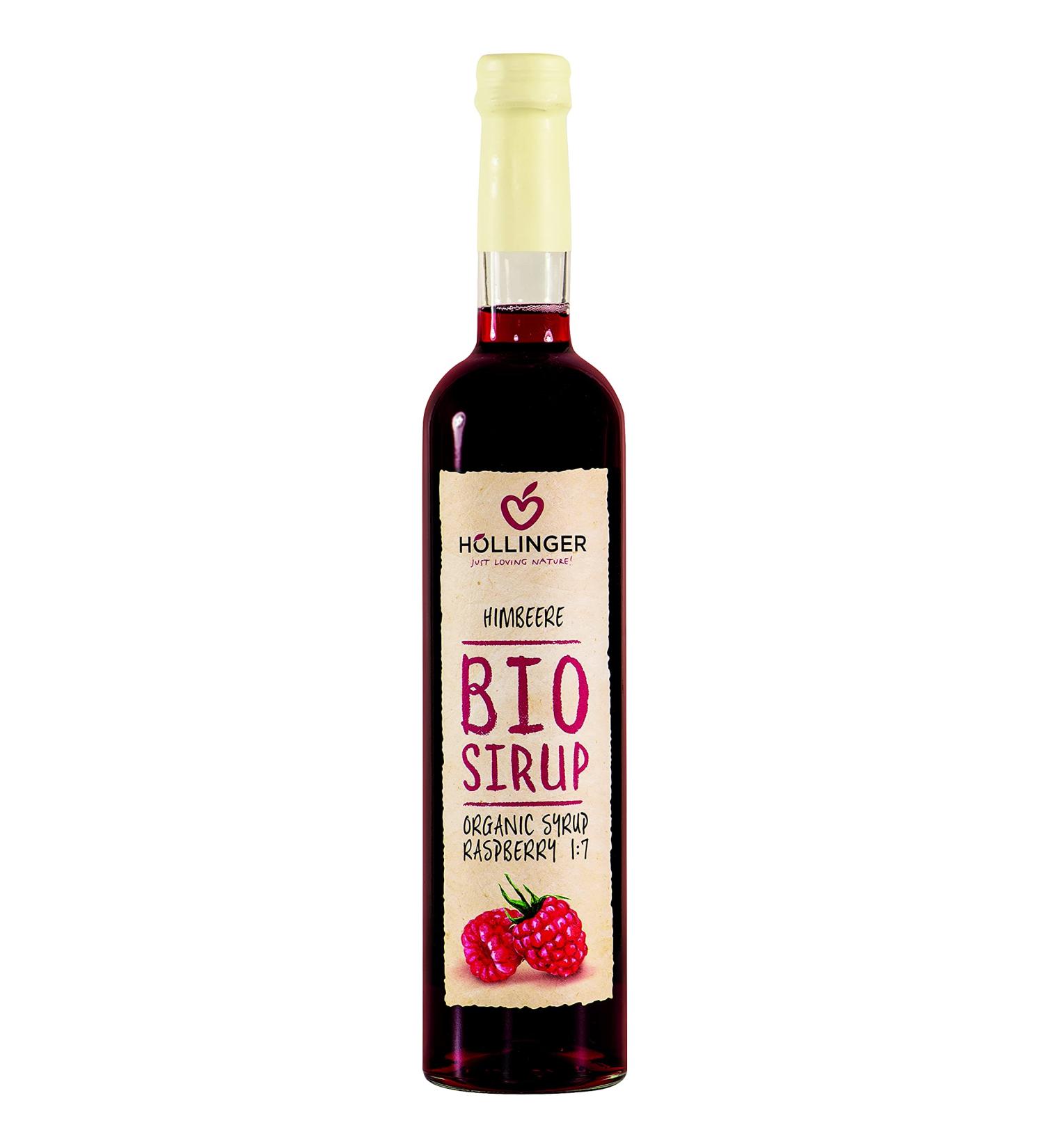  H llinger H llinger Organic Raspberry Syrup 500ml - Buy Online on GoSupps.com